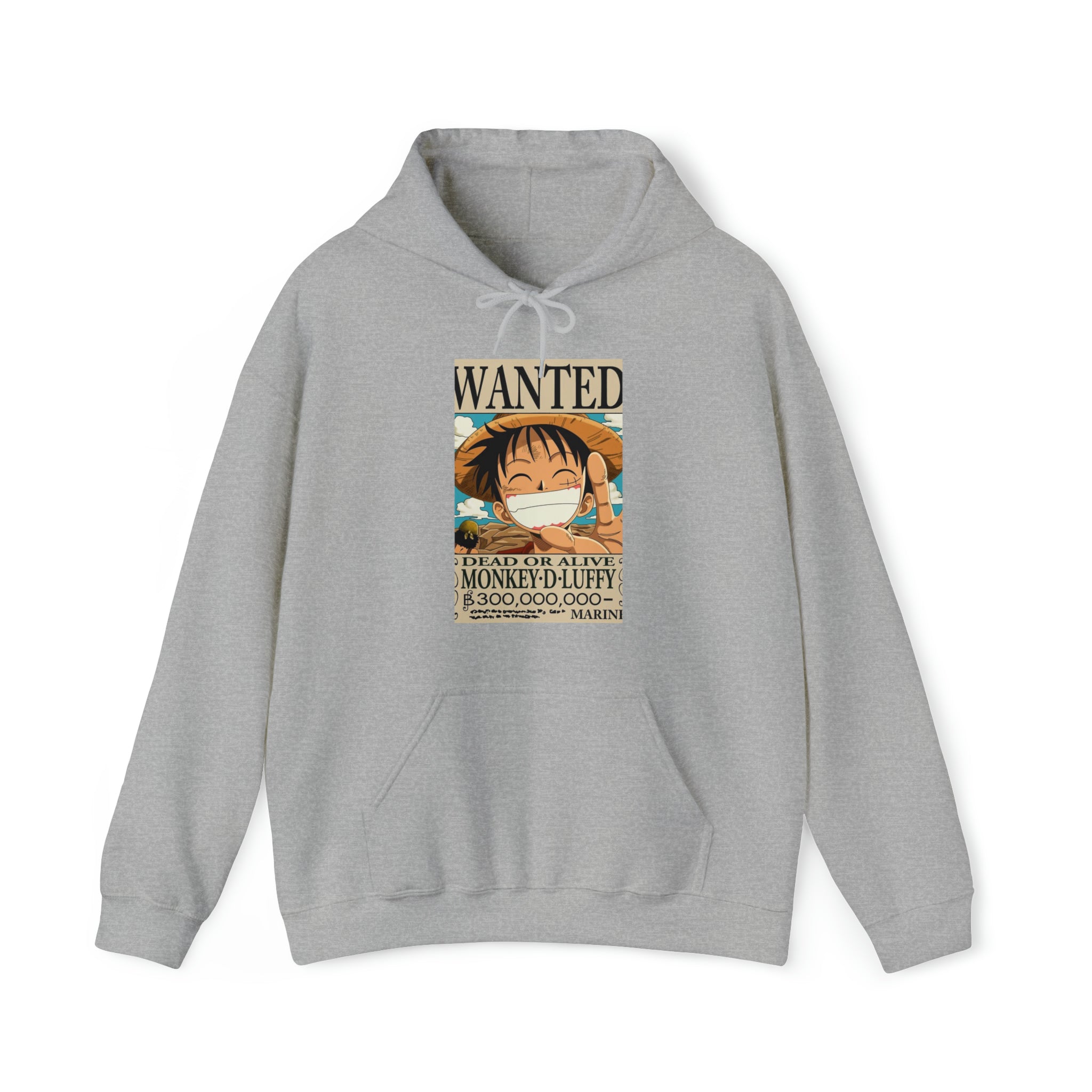 Luffy's Wanted Poster One Piece Hoodie - OtakuSuppliers