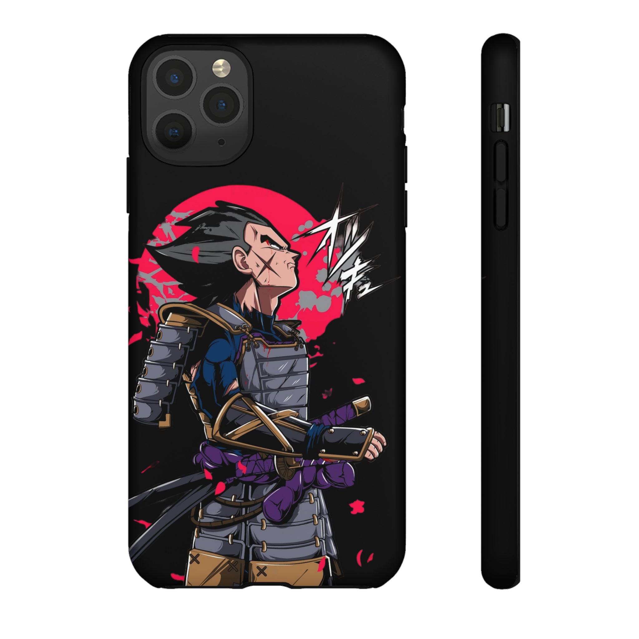 Samurai Vegeta Tough Phone Cases - OtakuSuppliers Samurai Vegeta Tough Phone Cases iPhone 11 Pro Max / Matte