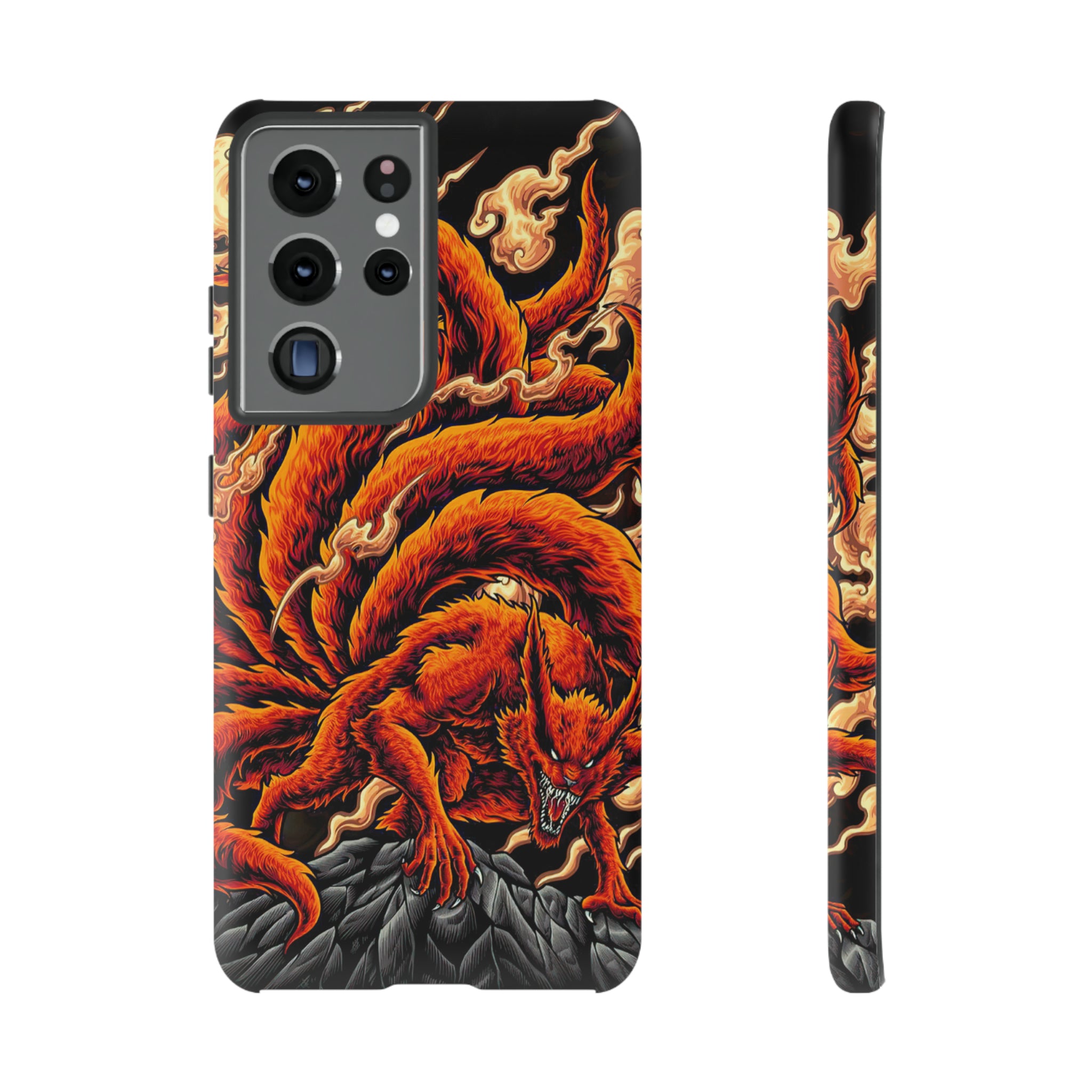 Kurama Naruto Tough Phone Cases - OtakuSuppliers Kurama Naruto Tough Phone Cases Samsung Galaxy S21 Ultra / Matte