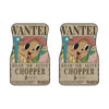 Chopper wanted poster Car Mats (2x Front) - OtakuSuppliers Chopper wanted poster Car Mats (2x Front)