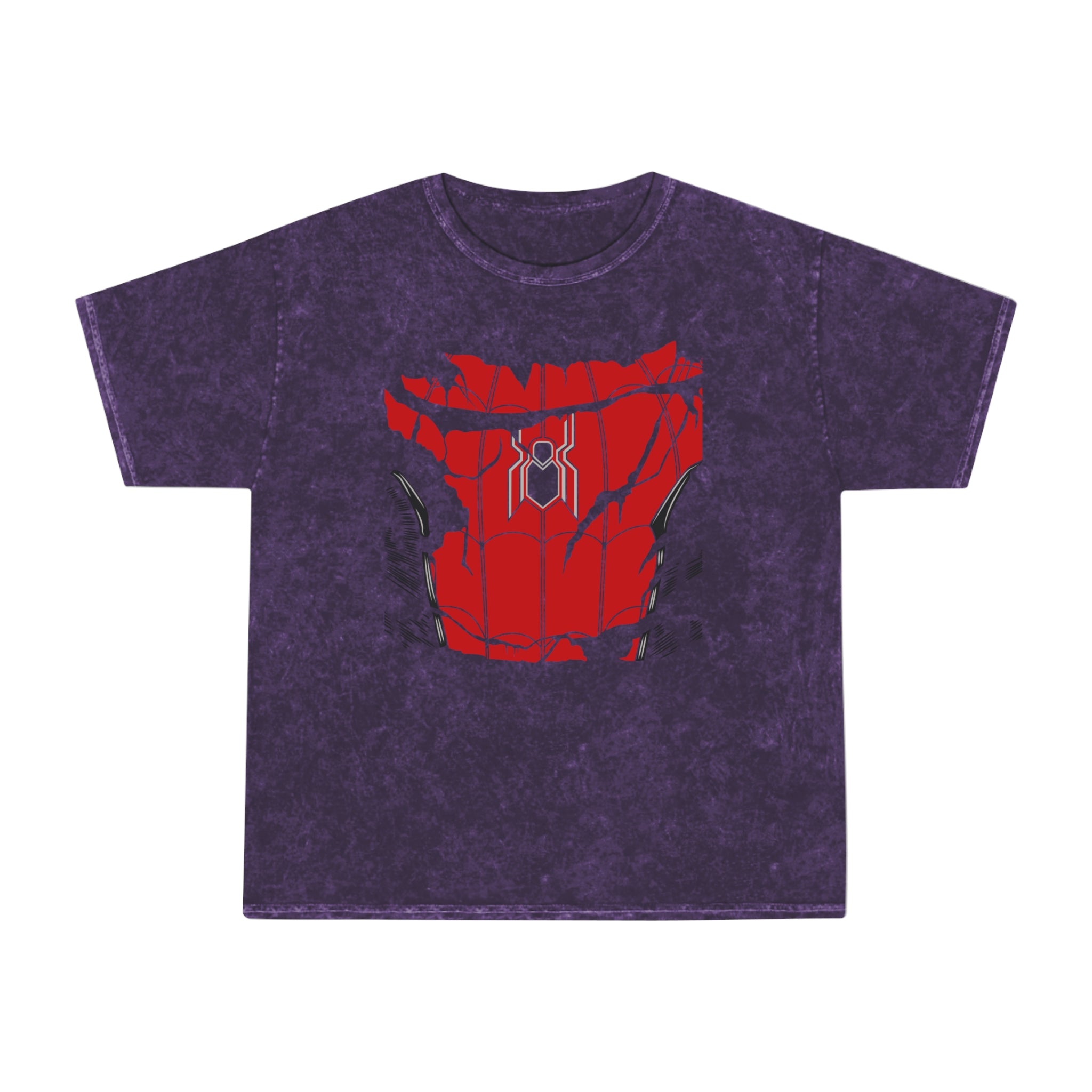 Spiderman Mineral Wash T-Shirt - OtakuSuppliers Spiderman Mineral Wash T-Shirt