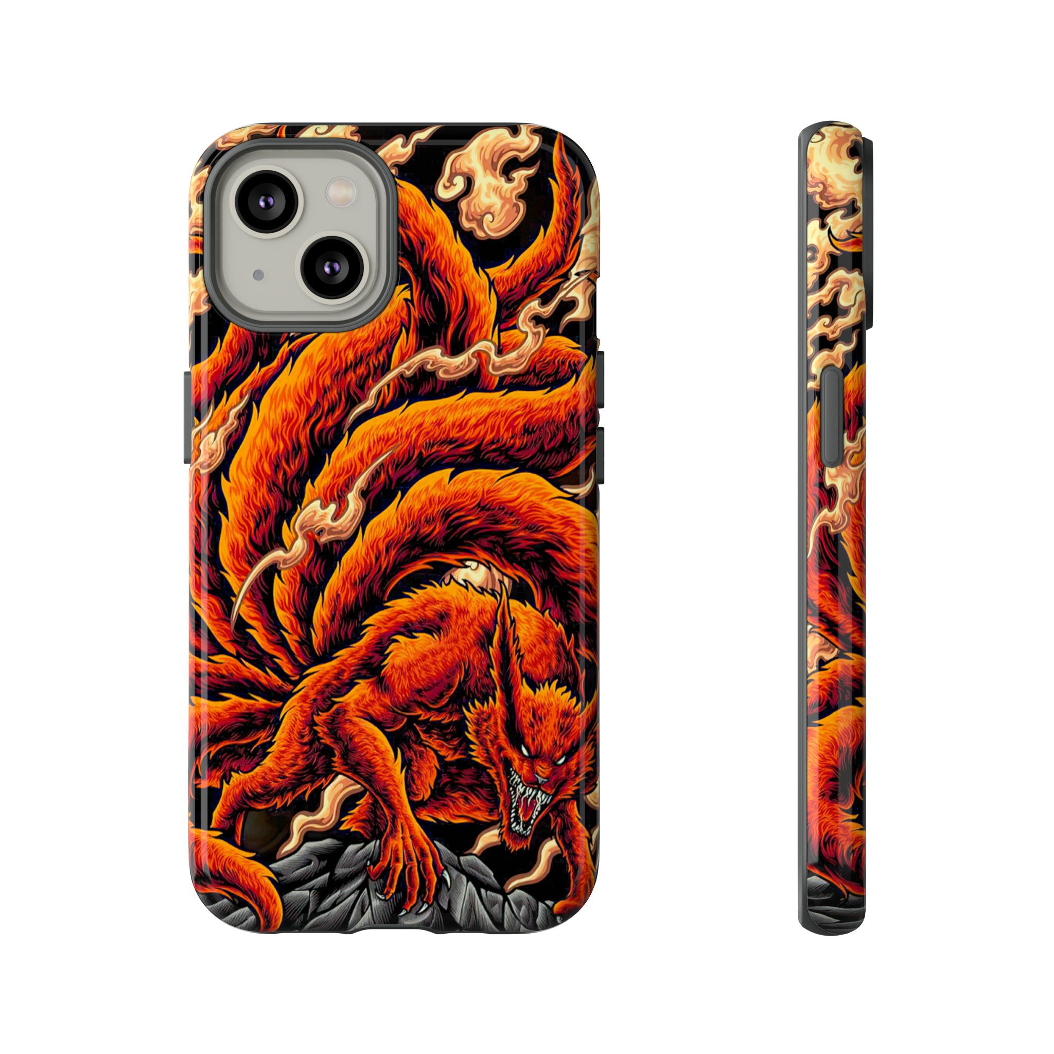 Kurama Naruto Tough Phone Cases - OtakuSuppliers Kurama Naruto Tough Phone Cases iPhone 14 / Glossy