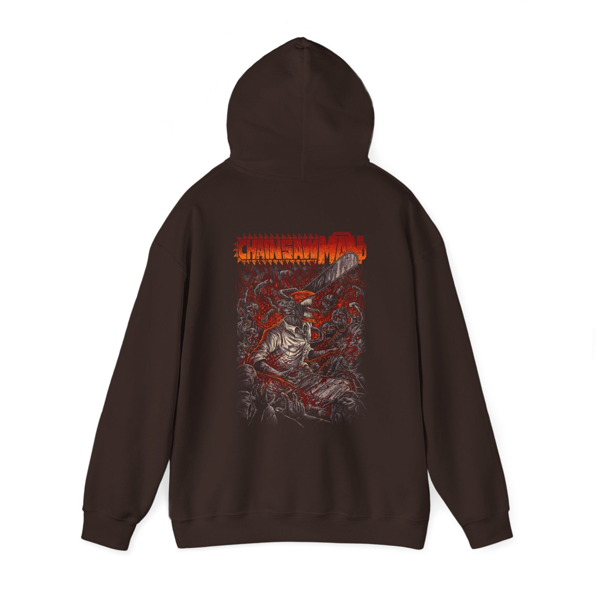 Chainsaw Man Hoodie - OtakuSuppliers Chainsaw Man Hoodie Dark Chocolate / S