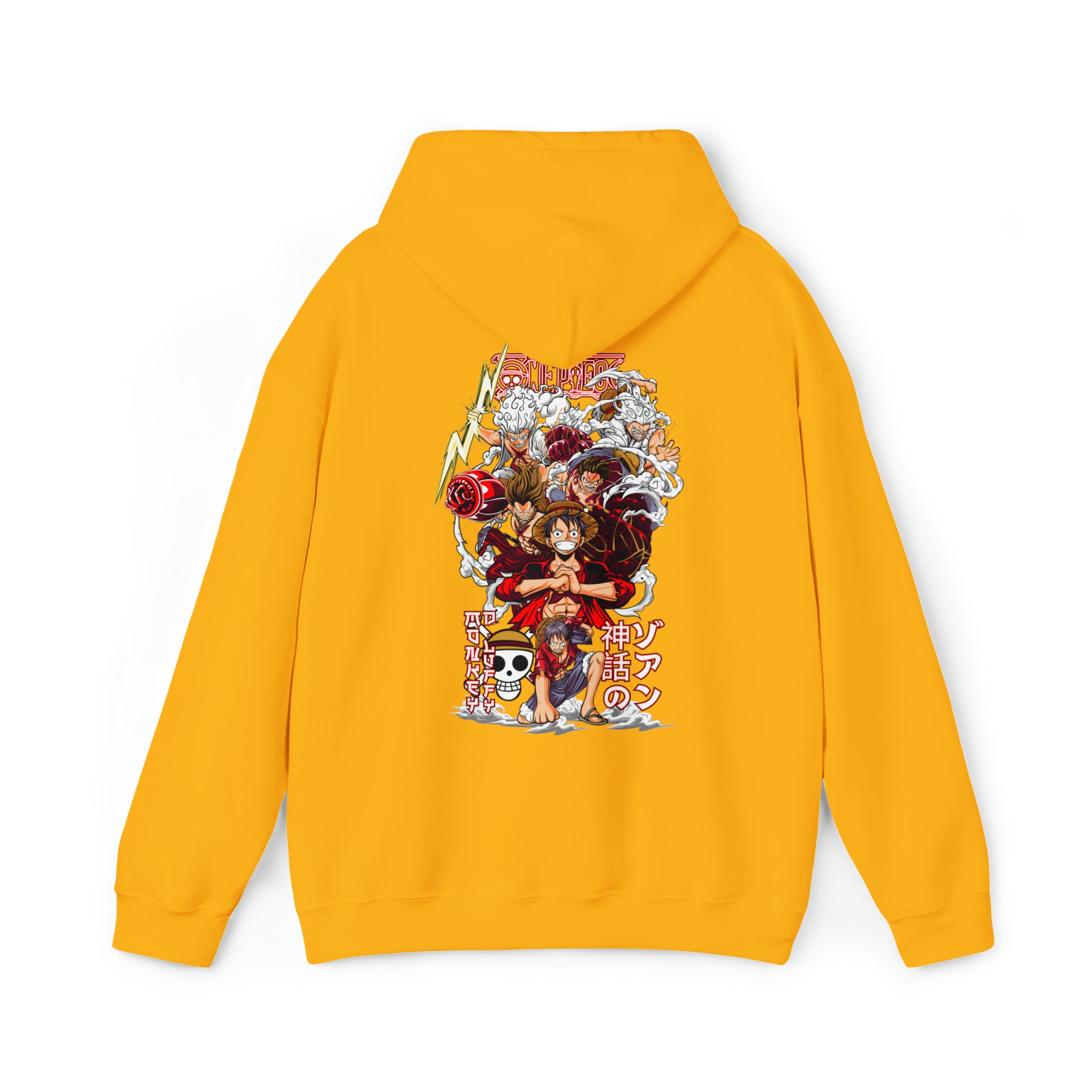 Gear Series Luffy One Piece Hoodie - OtakuSuppliers Gear Series Luffy One Piece Hoodie Gold / S