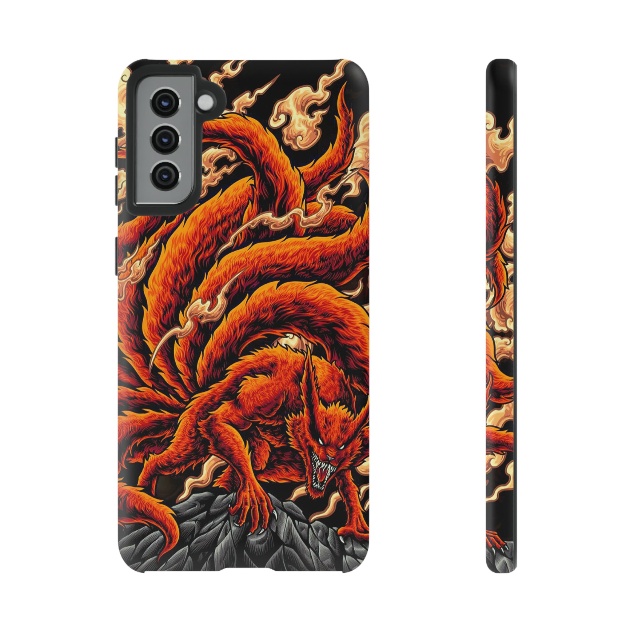 Kurama Naruto Tough Phone Cases - OtakuSuppliers Kurama Naruto Tough Phone Cases Samsung Galaxy S21 Plus / Matte