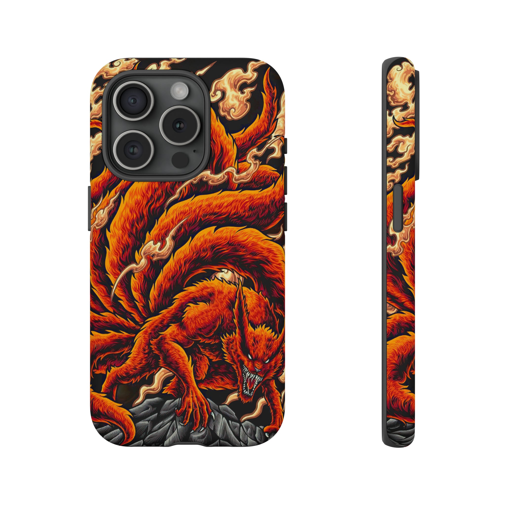 Kurama Naruto Tough Phone Cases - OtakuSuppliers Kurama Naruto Tough Phone Cases iPhone 15 Pro / Matte