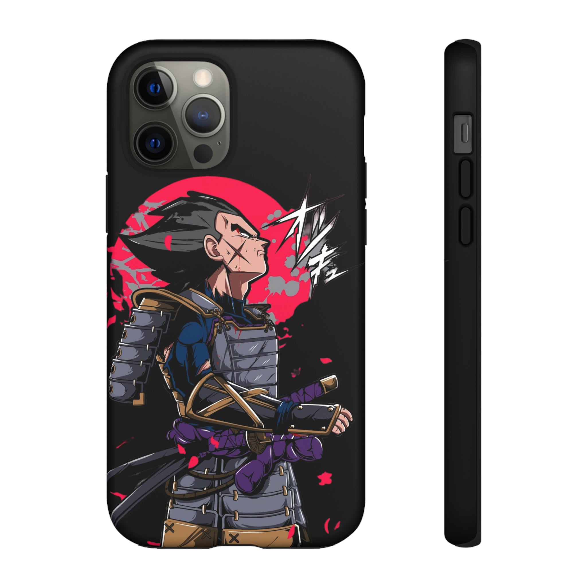 Samurai Vegeta Tough Phone Cases - OtakuSuppliers Samurai Vegeta Tough Phone Cases iPhone 12 Pro / Matte