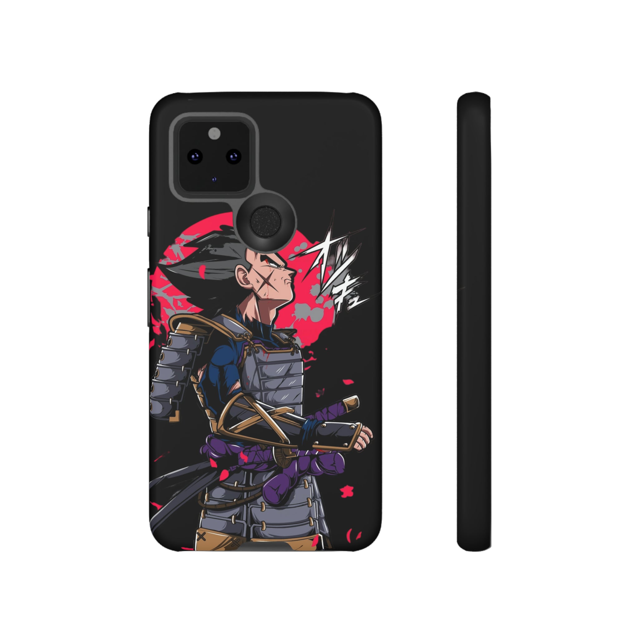 Samurai Vegeta Tough Phone Cases - OtakuSuppliers Samurai Vegeta Tough Phone Cases Google Pixel 5 5G / Matte