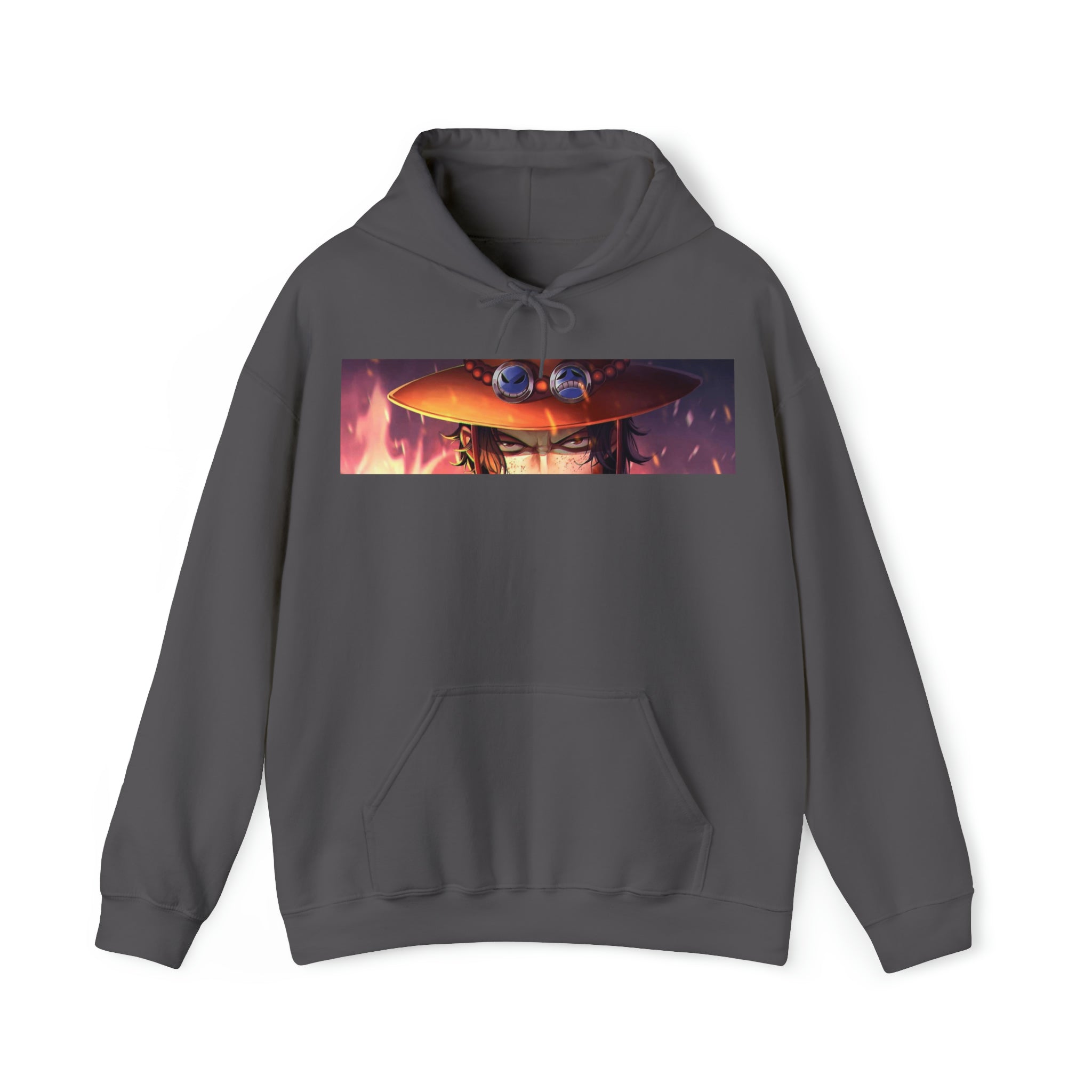 Fire Fist Ace Hoodie - OtakuSuppliers Fire Fist Ace Hoodie Charcoal / S