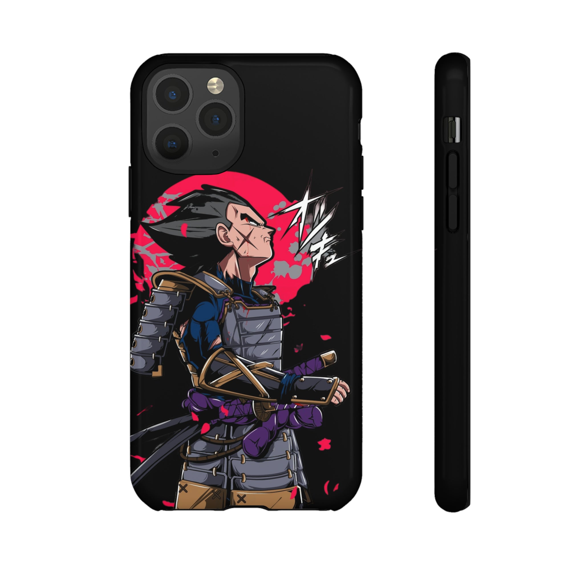 Samurai Vegeta Tough Phone Cases - OtakuSuppliers Samurai Vegeta Tough Phone Cases iPhone 11 Pro / Glossy