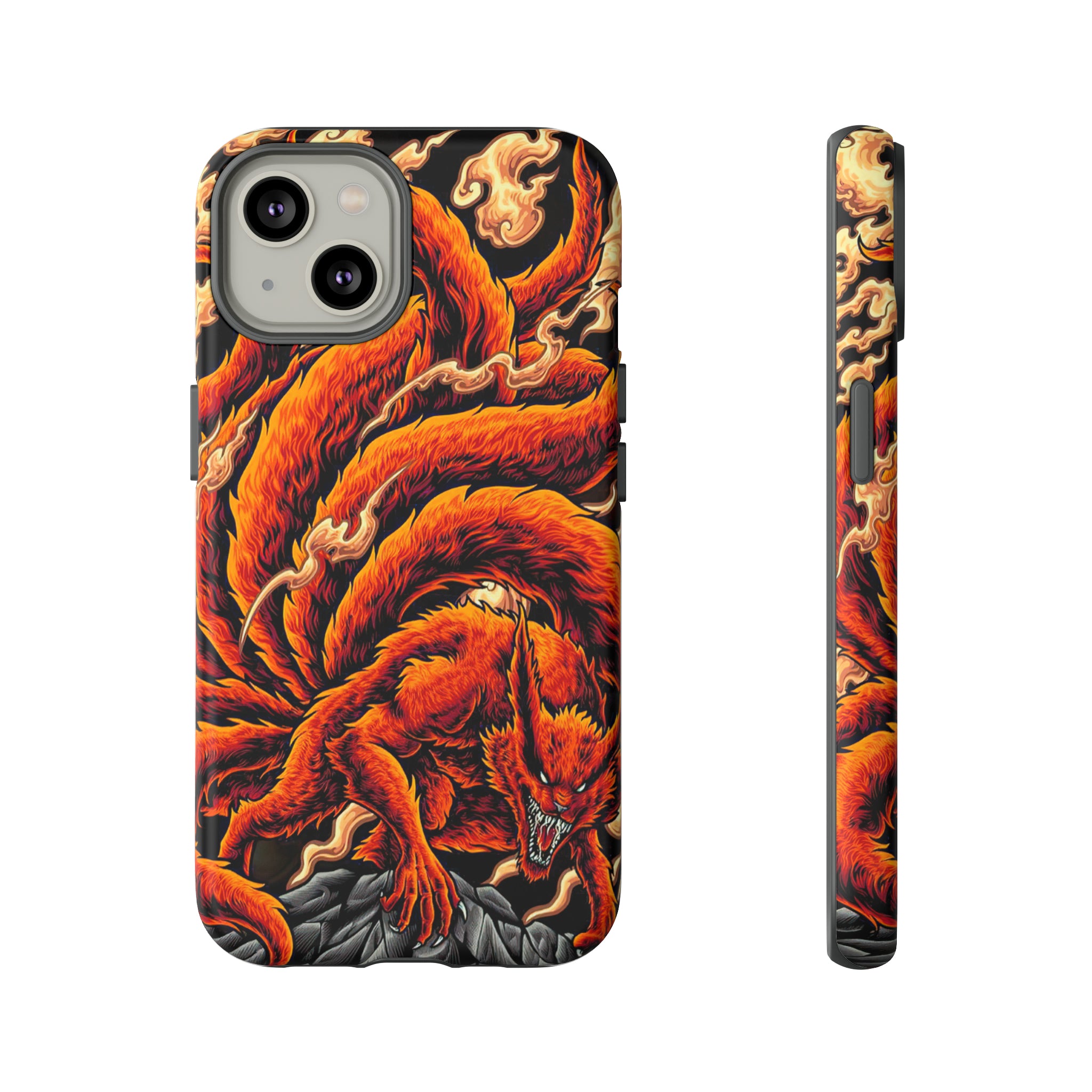 Kurama Naruto Tough Phone Cases - OtakuSuppliers Kurama Naruto Tough Phone Cases iPhone 14 / Matte