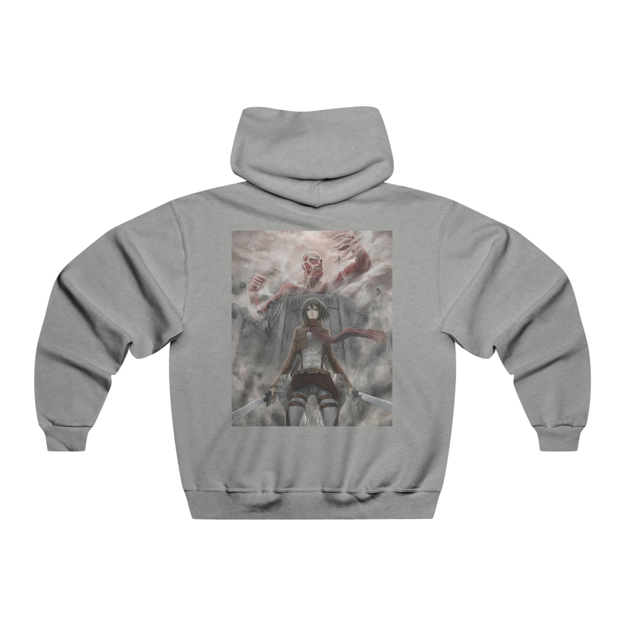 Mickasa Ackerman AOT Hoodie - OtakuSuppliers Mickasa Ackerman AOT Hoodie Athletic Heather / S