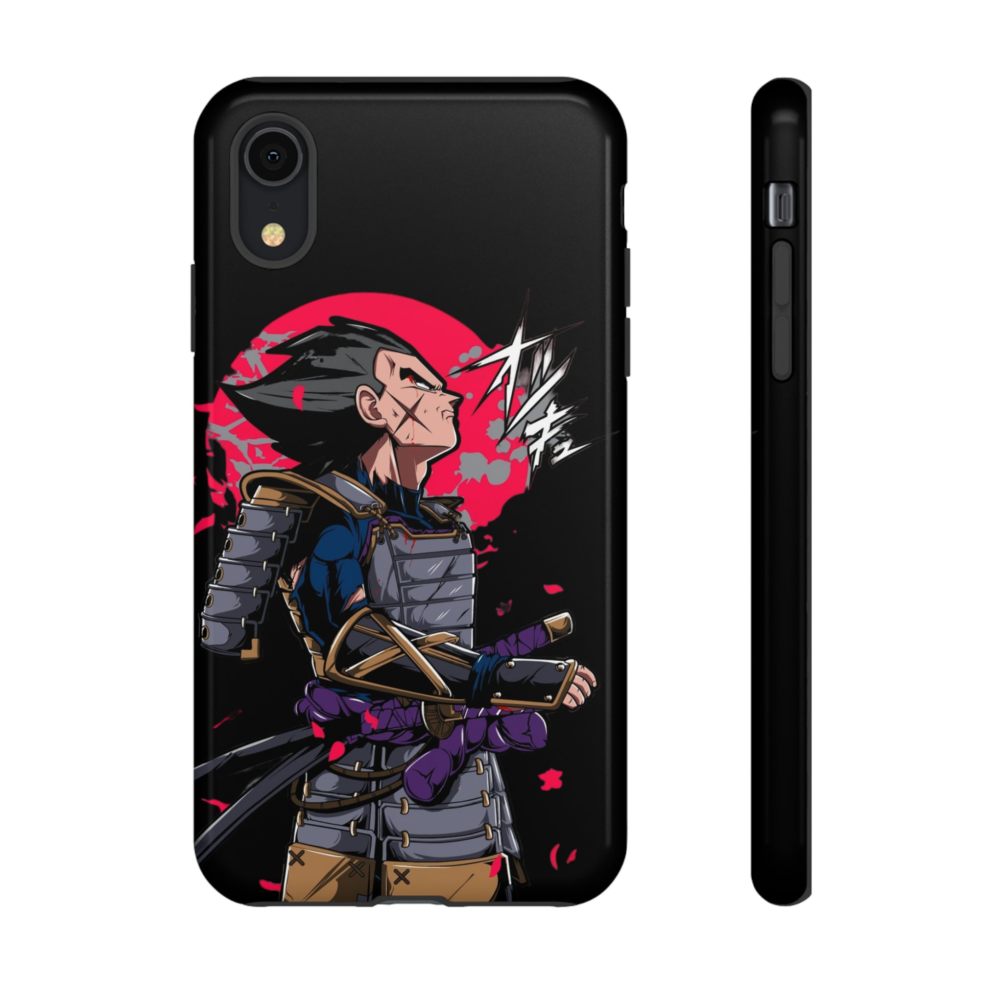 Samurai Vegeta Tough Phone Cases - OtakuSuppliers Samurai Vegeta Tough Phone Cases iPhone XR / Glossy