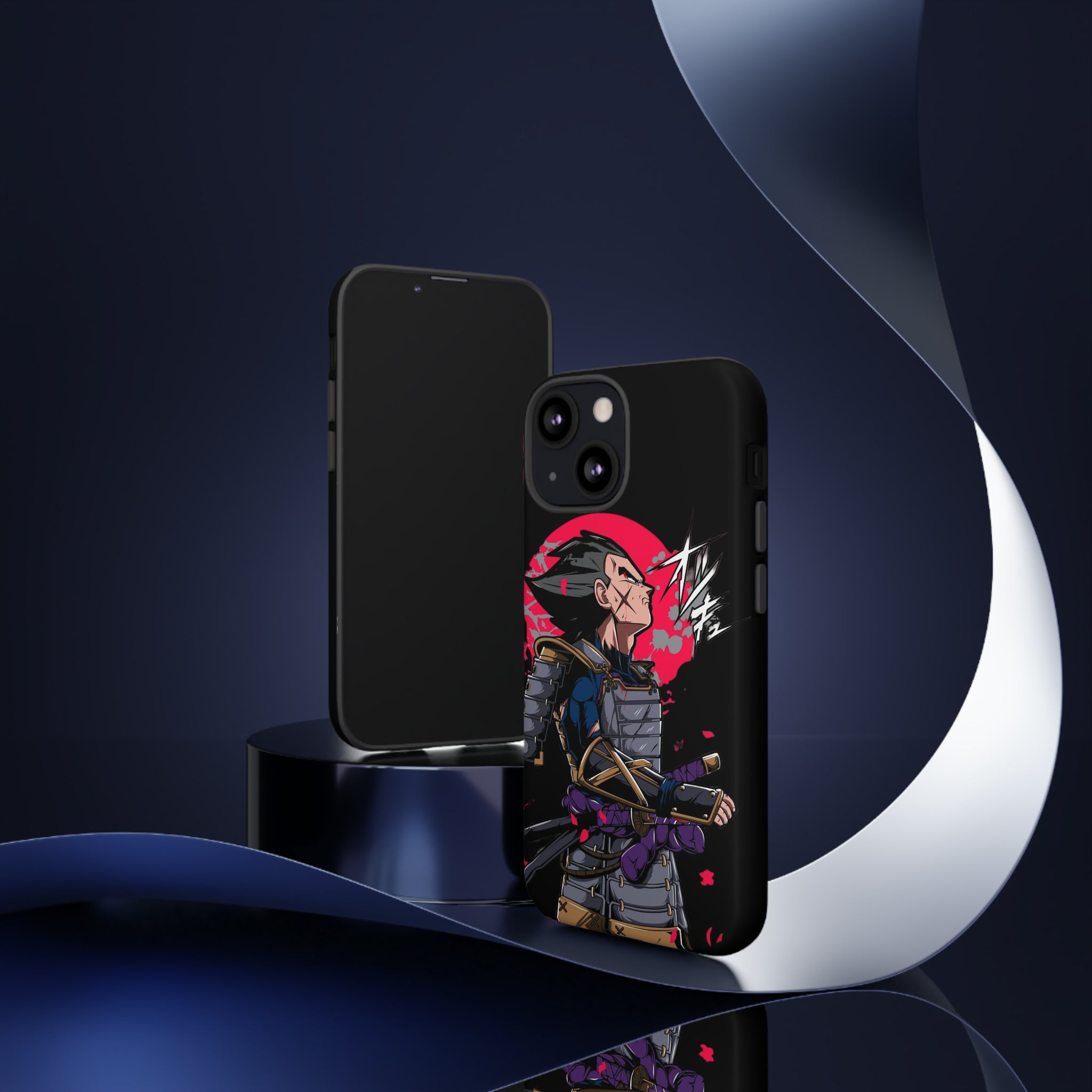 Samurai Vegeta Tough Phone Cases - OtakuSuppliers Samurai Vegeta Tough Phone Cases