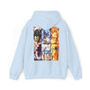 Big 3 Heavy Blend Hooded Sweatshirt - OtakuSuppliers Big 3 Heavy Blend Hooded Sweatshirt Light Blue / S