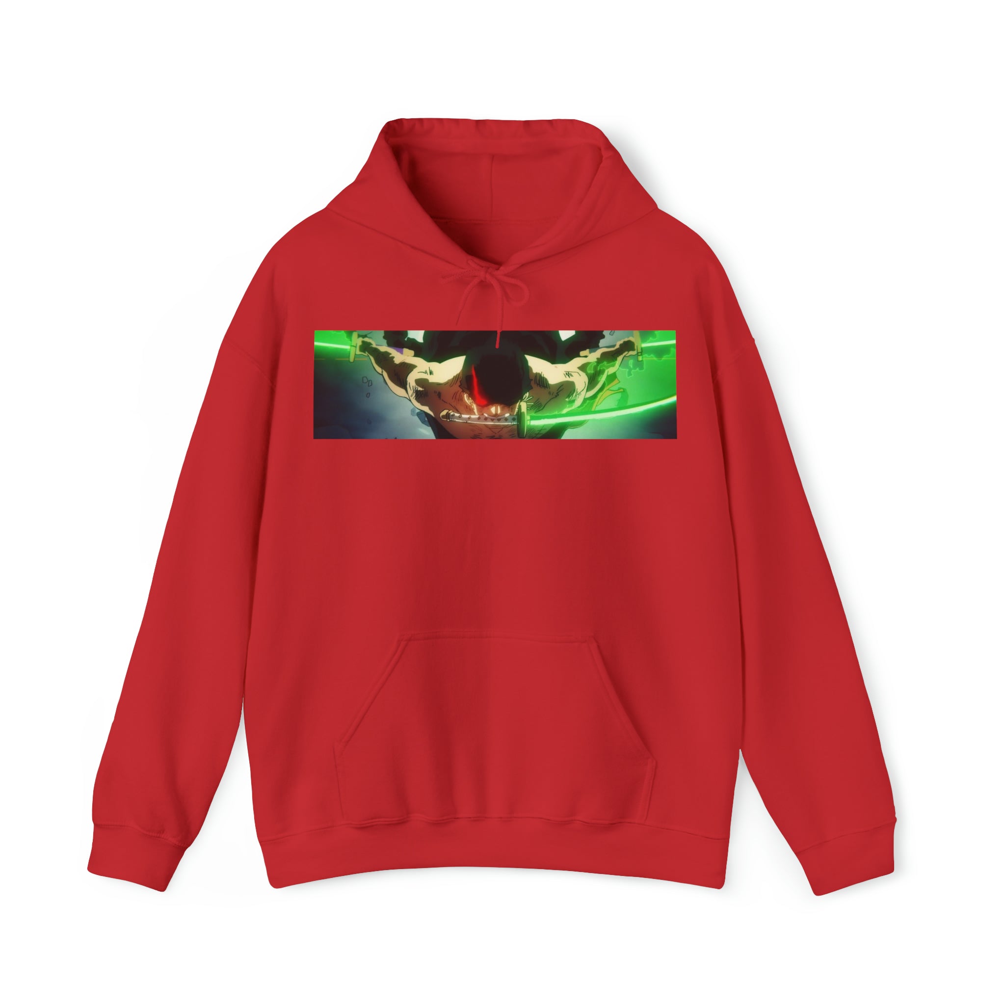 Zoro One Piece Hoodie - OtakuSuppliers Zoro One Piece Hoodie Red / S