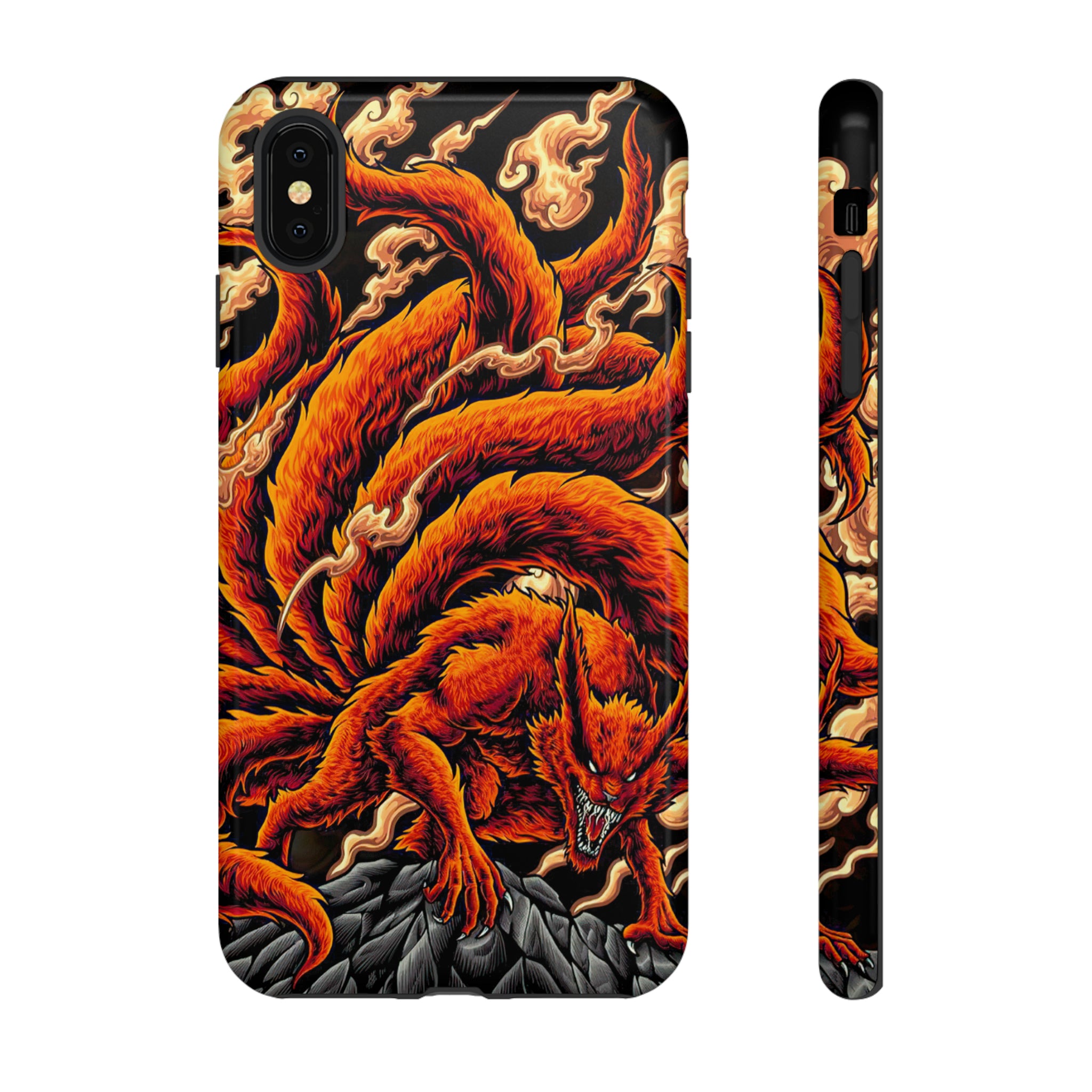 Kurama Naruto Tough Phone Cases - OtakuSuppliers Kurama Naruto Tough Phone Cases iPhone XS MAX / Glossy