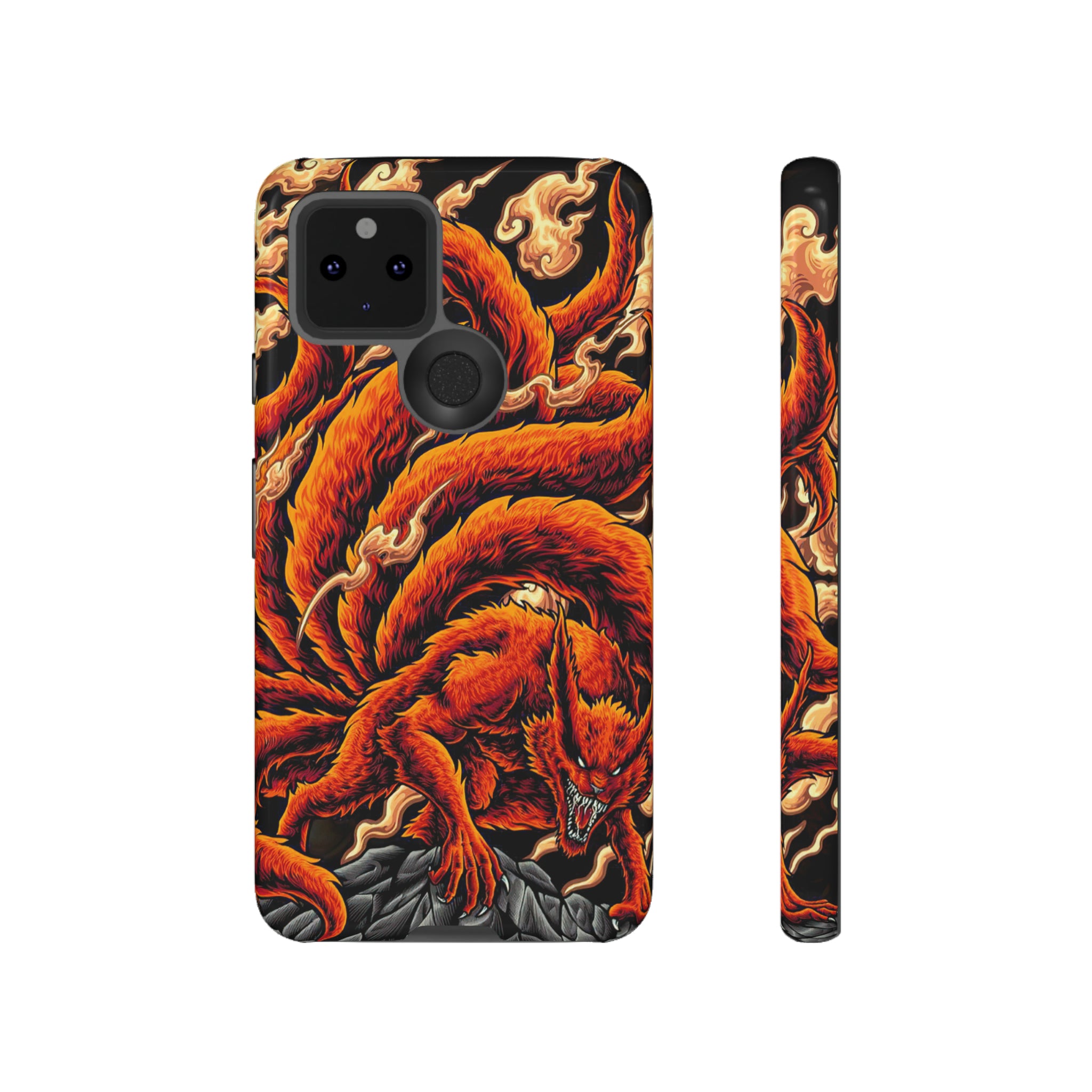 Kurama Naruto Tough Phone Cases - OtakuSuppliers Kurama Naruto Tough Phone Cases Google Pixel 5 5G / Glossy