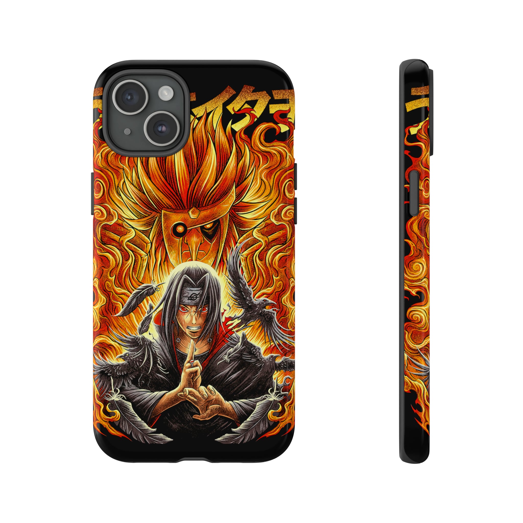 Itachi Uchia Tough Phone Cases - OtakuSuppliers Itachi Uchia Tough Phone Cases iPhone 15 Plus / Glossy