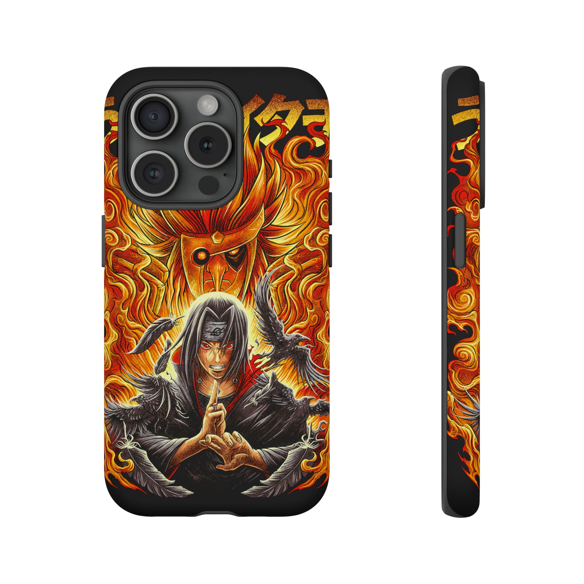 Itachi Uchia Tough Phone Cases - OtakuSuppliers Itachi Uchia Tough Phone Cases iPhone 15 Pro / Matte