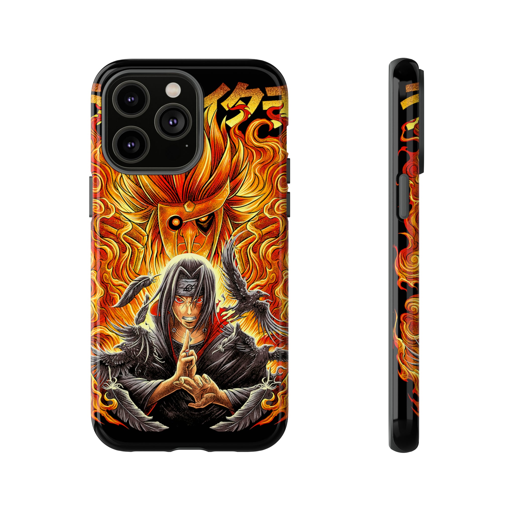 Itachi Uchia Tough Phone Cases - OtakuSuppliers Itachi Uchia Tough Phone Cases iPhone 14 Pro Max / Glossy