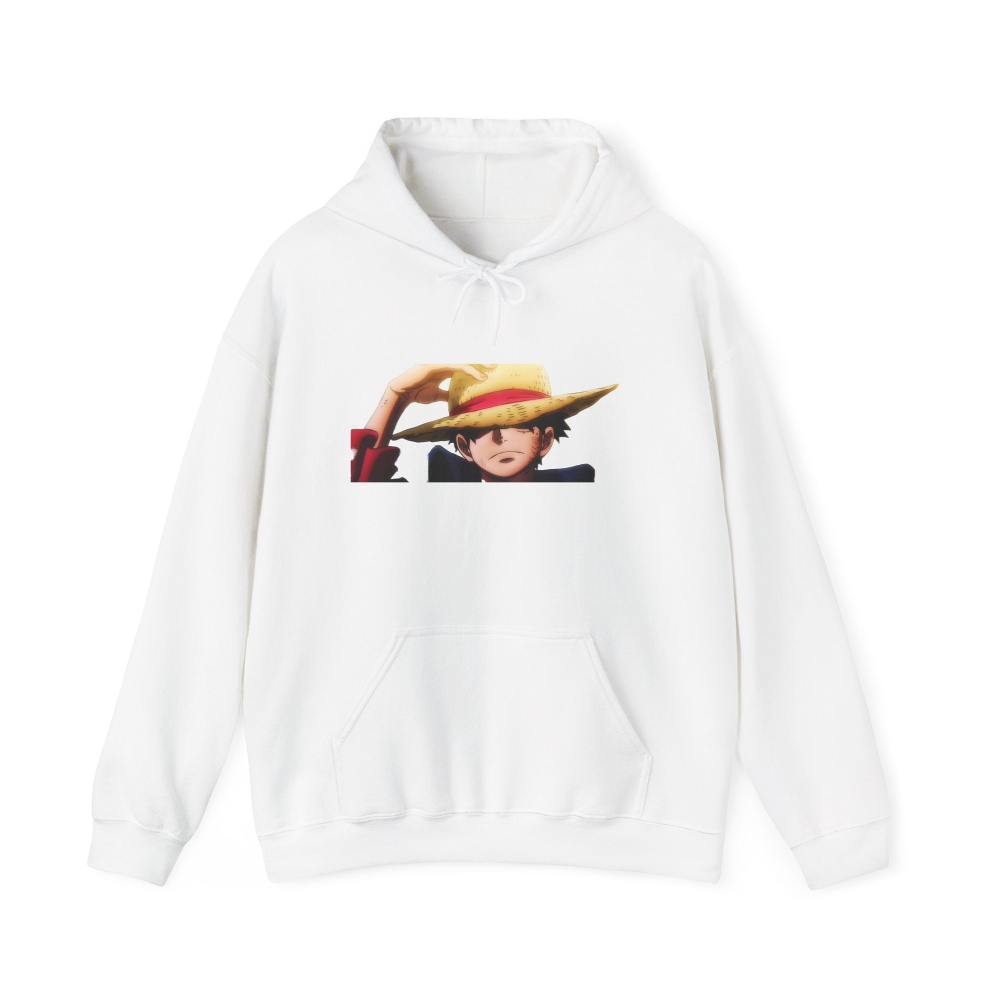 Luffy One Piece Hoodie - OtakuSuppliers Luffy One Piece Hoodie White / S