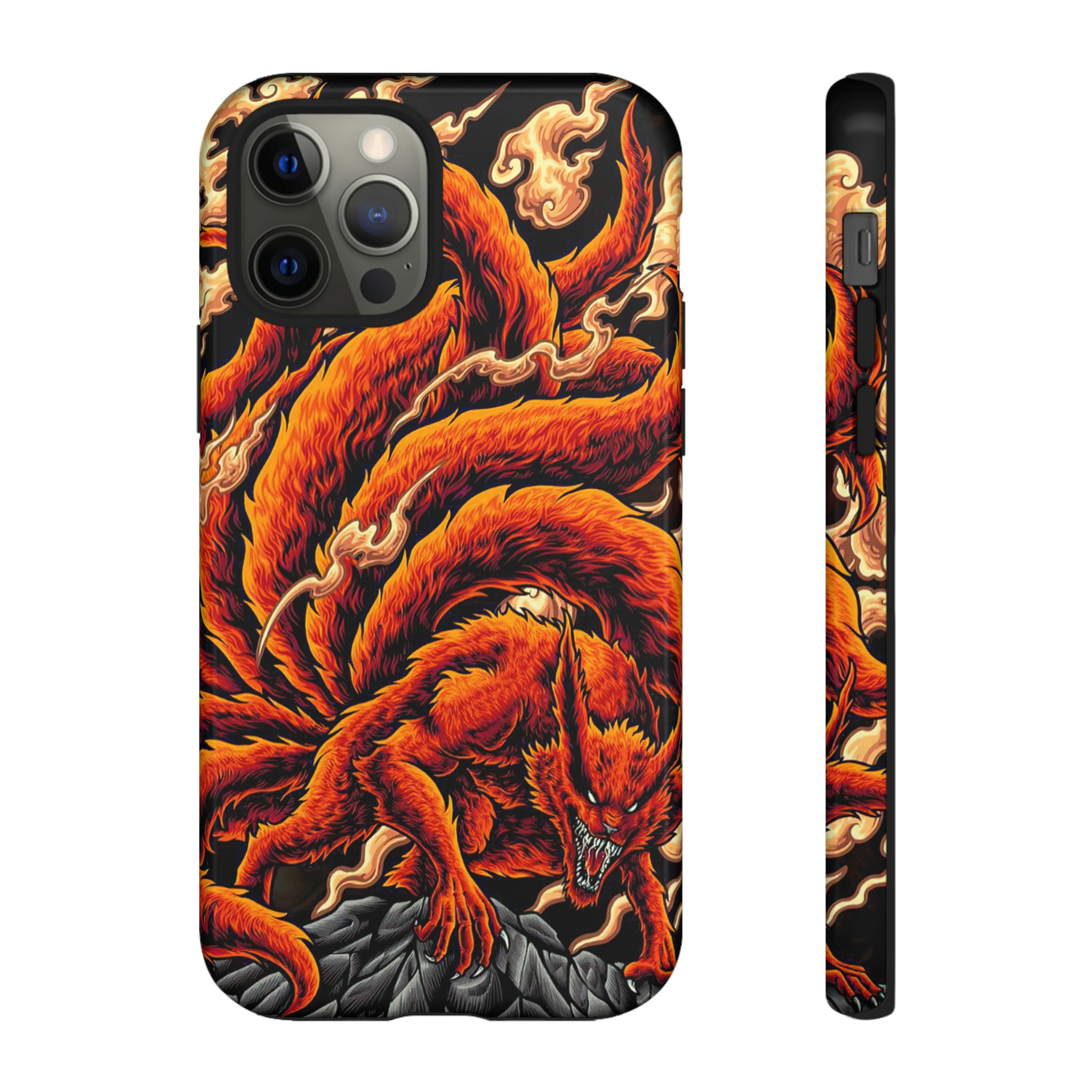 Kurama Naruto Tough Phone Cases - OtakuSuppliers Kurama Naruto Tough Phone Cases iPhone 12 Pro / Glossy