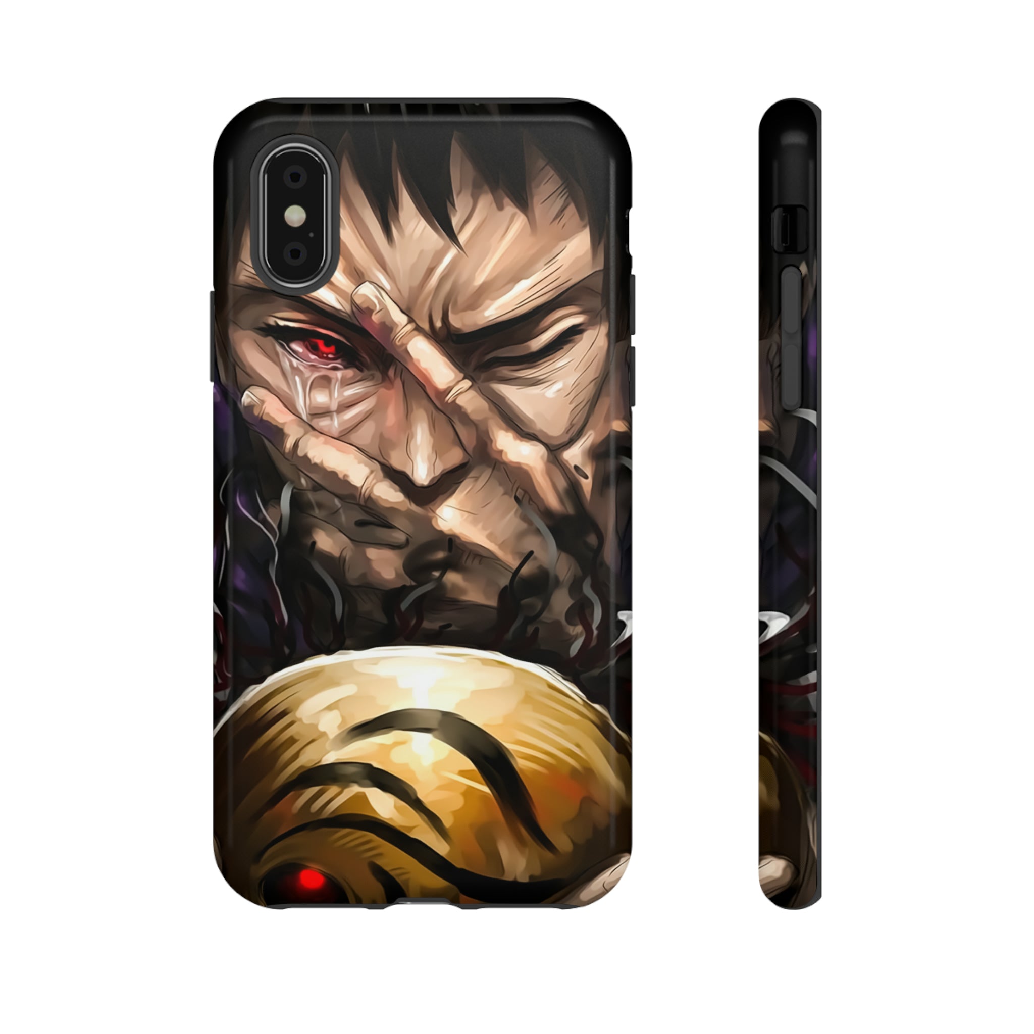 Obito Uchia Tough Phone Cases - OtakuSuppliers Obito Uchia Tough Phone Cases iPhone XS / Glossy