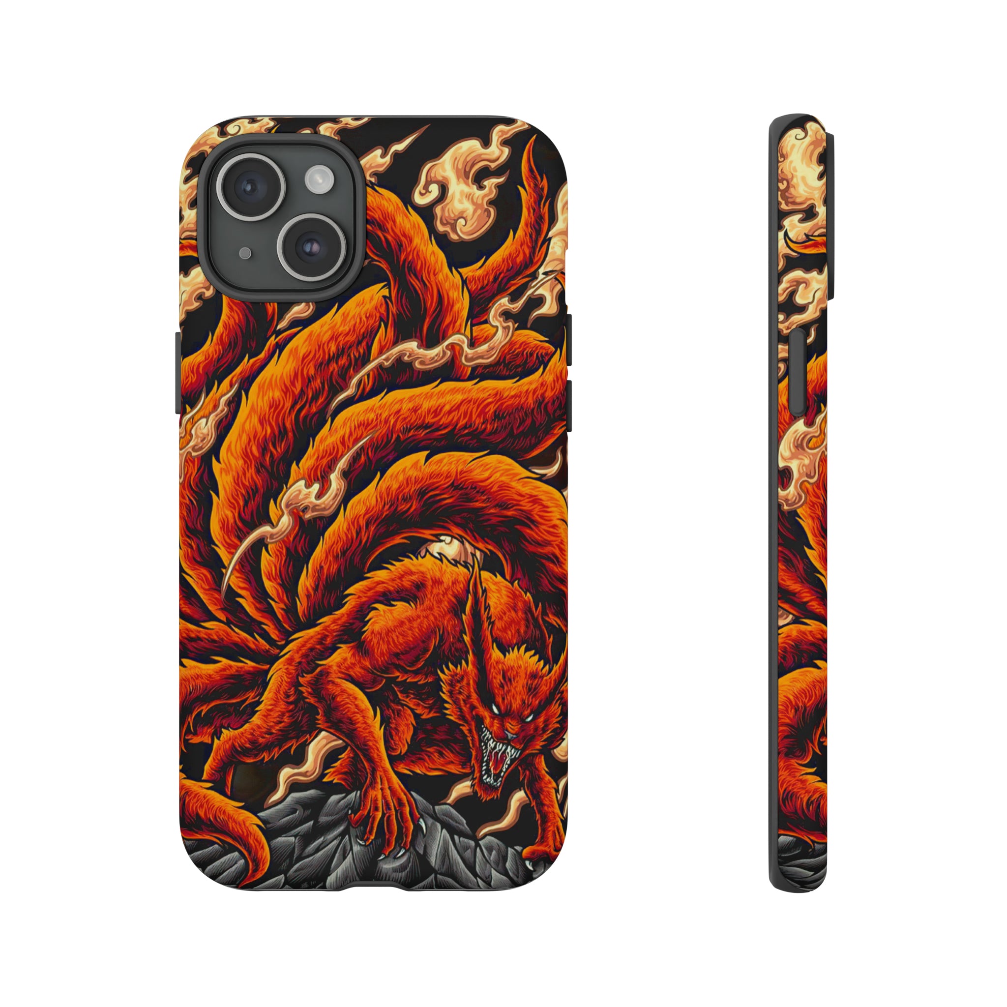 Kurama Naruto Tough Phone Cases - OtakuSuppliers Kurama Naruto Tough Phone Cases iPhone 15 Plus / Matte