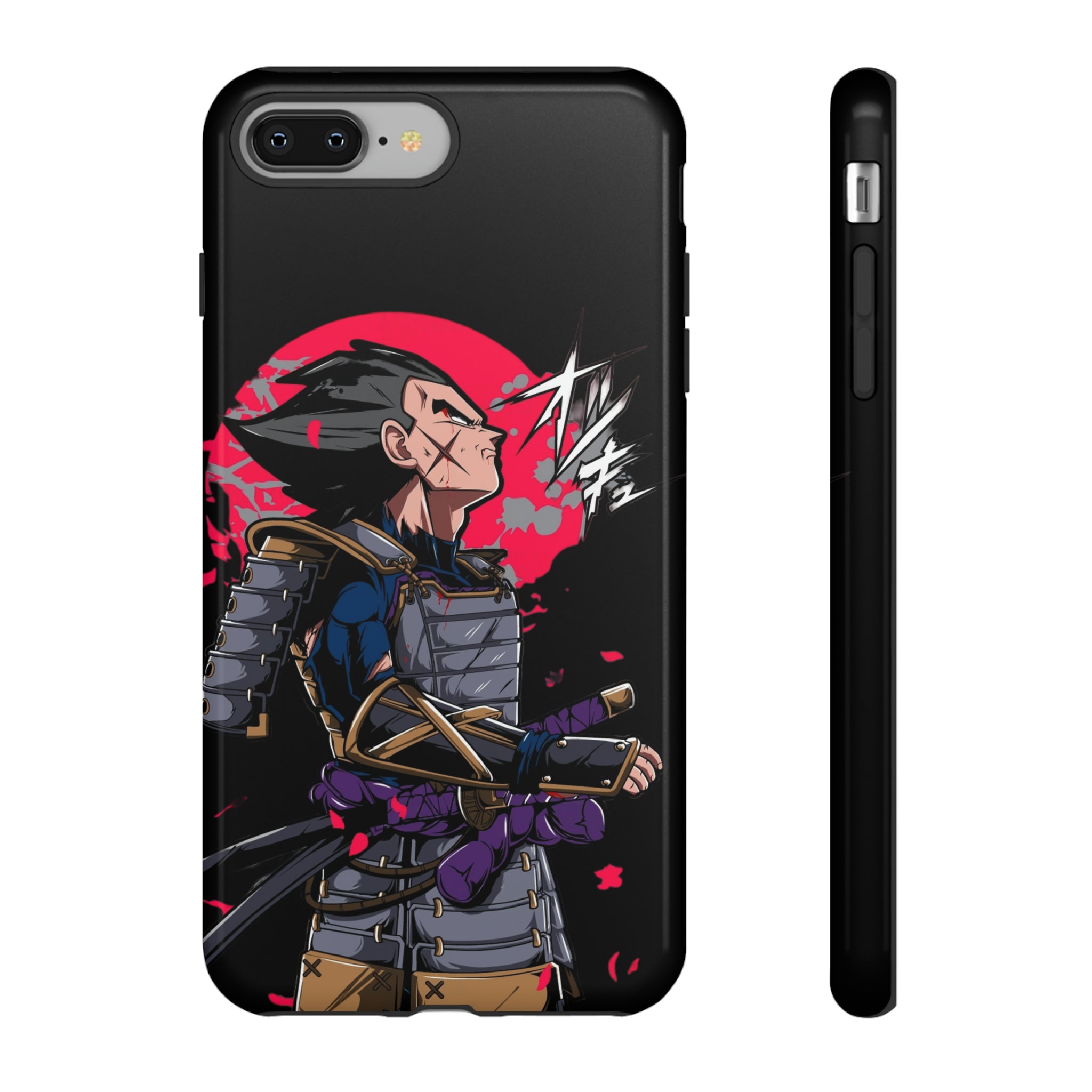 Samurai Vegeta Tough Phone Cases - OtakuSuppliers Samurai Vegeta Tough Phone Cases iPhone 8 Plus / Glossy