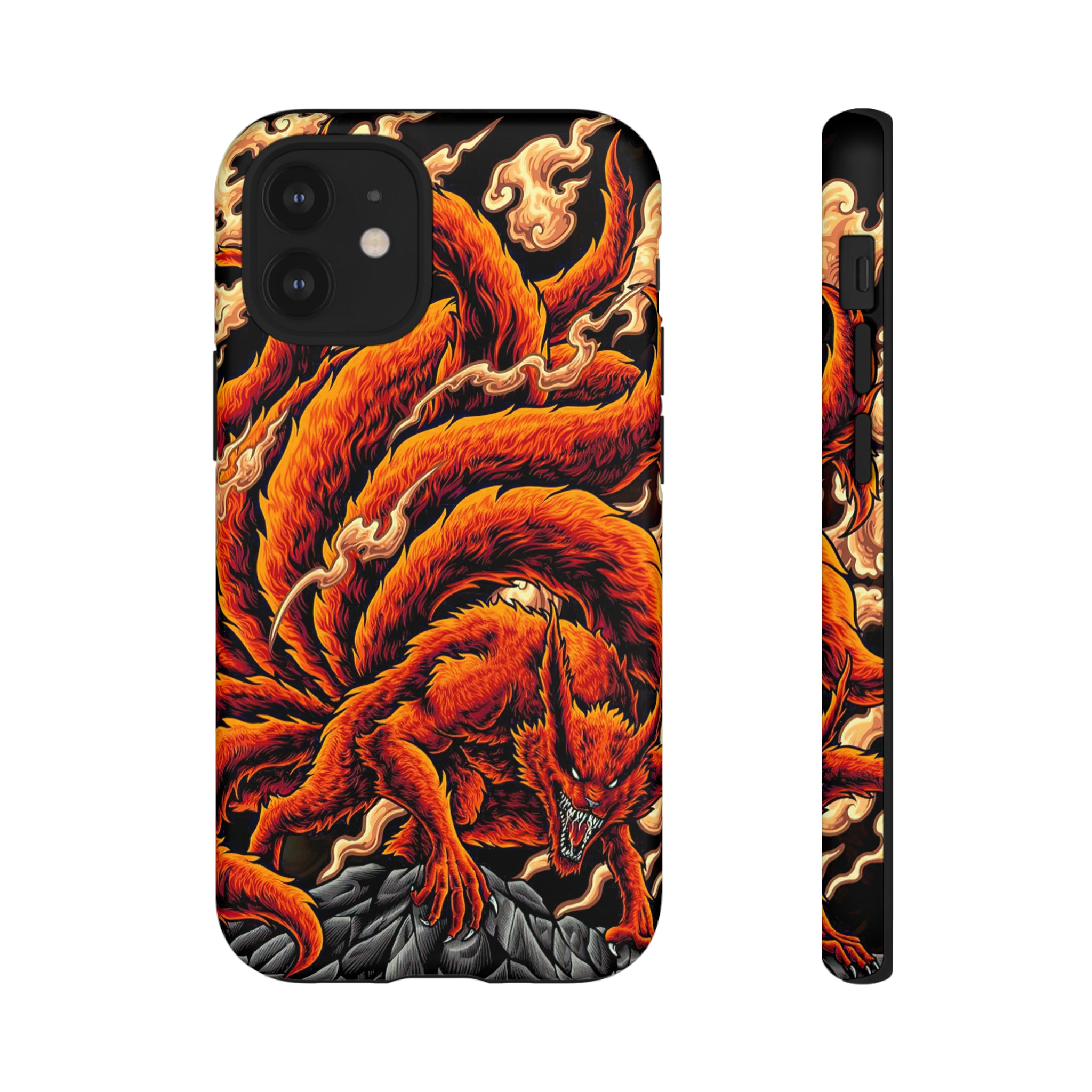 Kurama Naruto Tough Phone Cases - OtakuSuppliers Kurama Naruto Tough Phone Cases iPhone 12 Mini / Matte