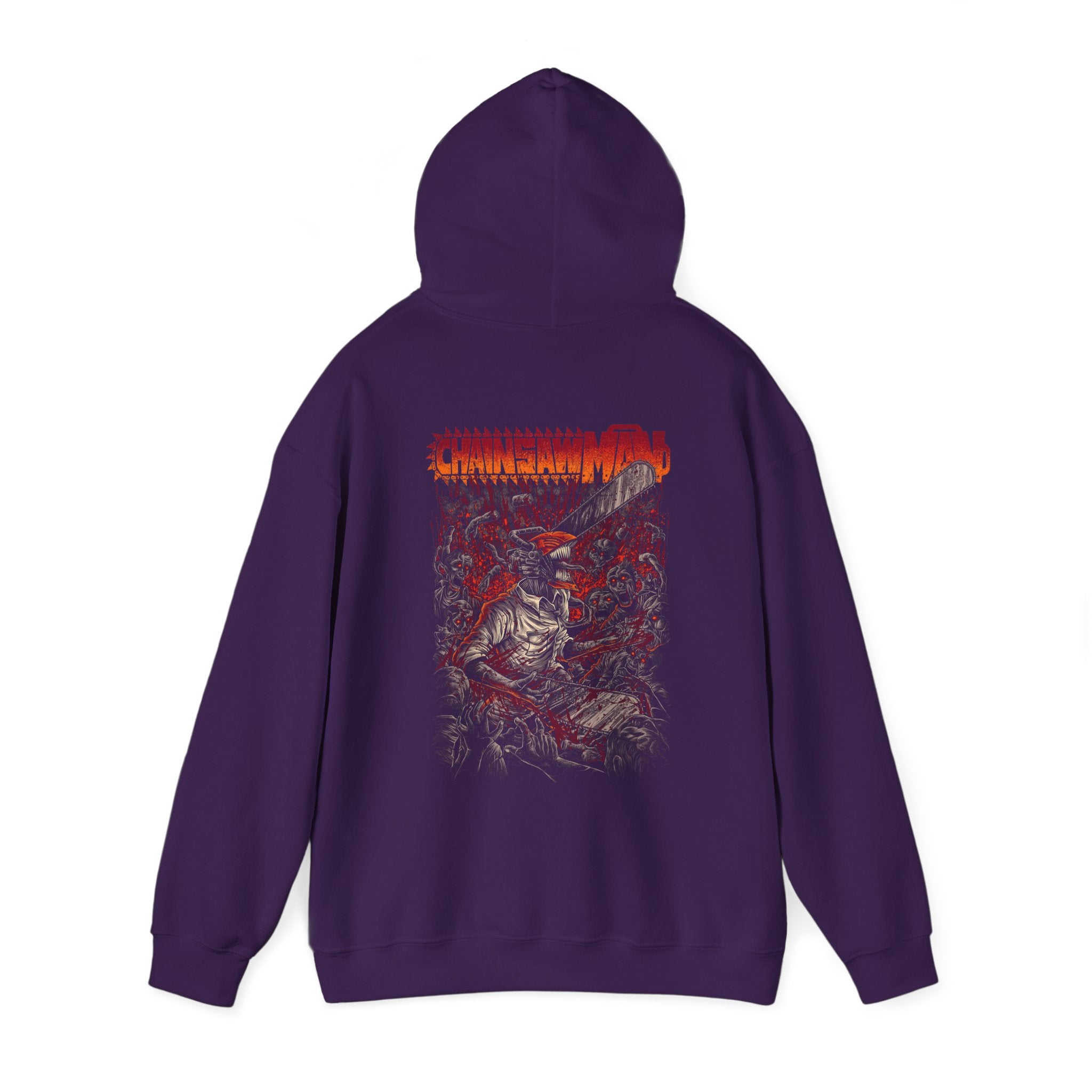 Chainsaw Man Hoodie - OtakuSuppliers Chainsaw Man Hoodie Purple / S