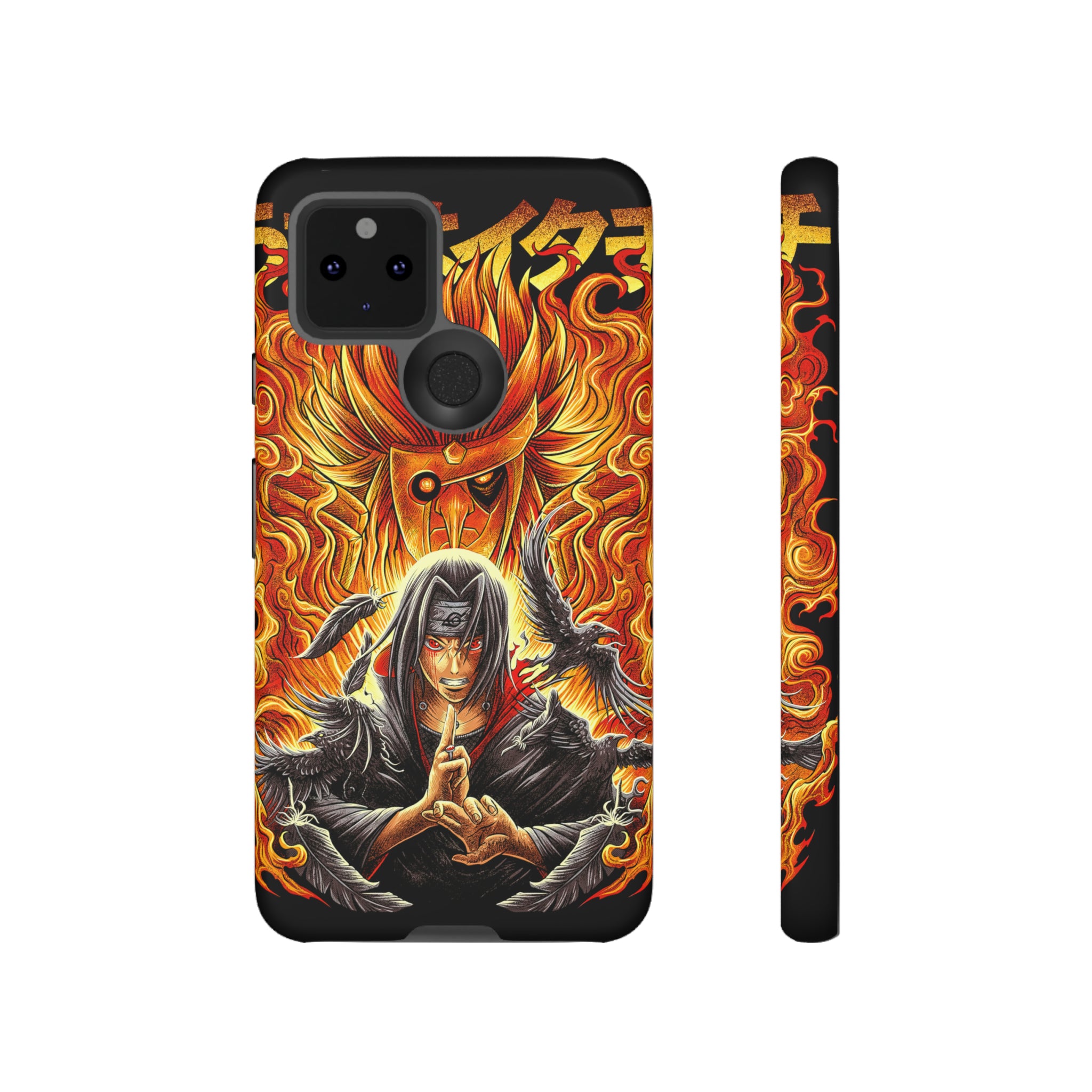 Itachi Uchia Tough Phone Cases - OtakuSuppliers Itachi Uchia Tough Phone Cases Google Pixel 5 5G / Matte