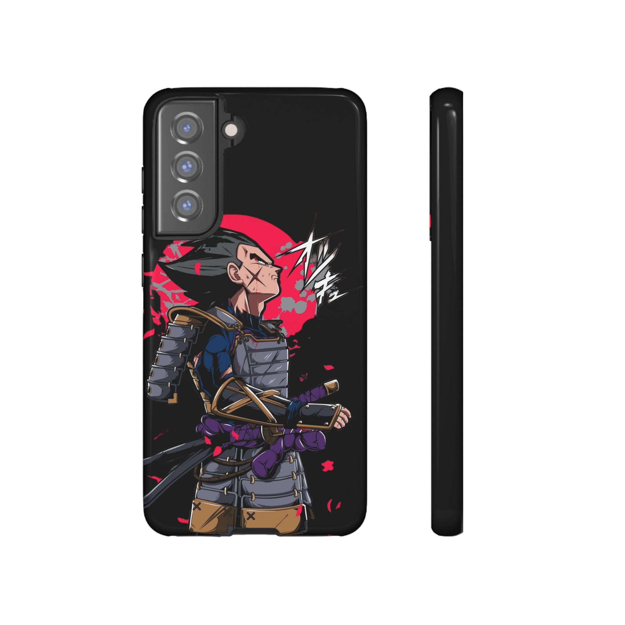 Samurai Vegeta Tough Phone Cases - OtakuSuppliers Samurai Vegeta Tough Phone Cases Samsung Galaxy S21 FE / Glossy