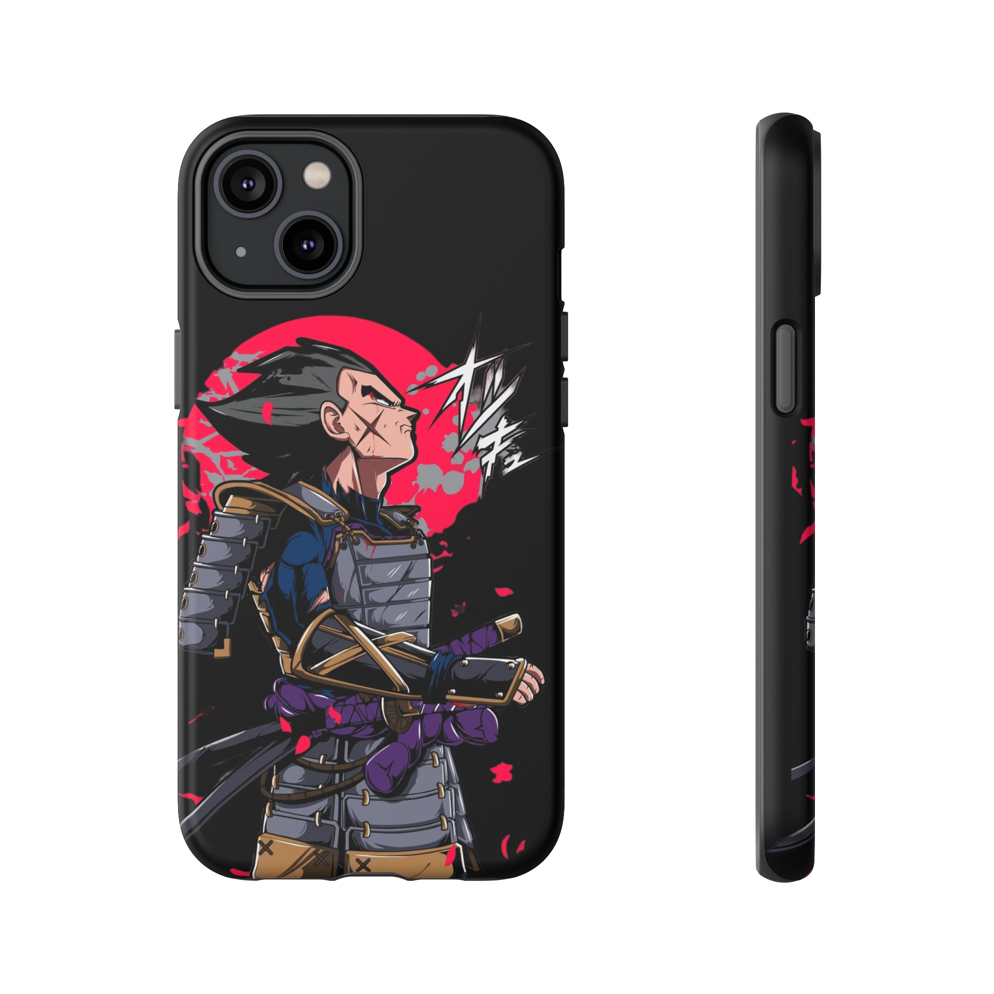 Samurai Vegeta Tough Phone Cases - OtakuSuppliers Samurai Vegeta Tough Phone Cases iPhone 14 Plus / Matte