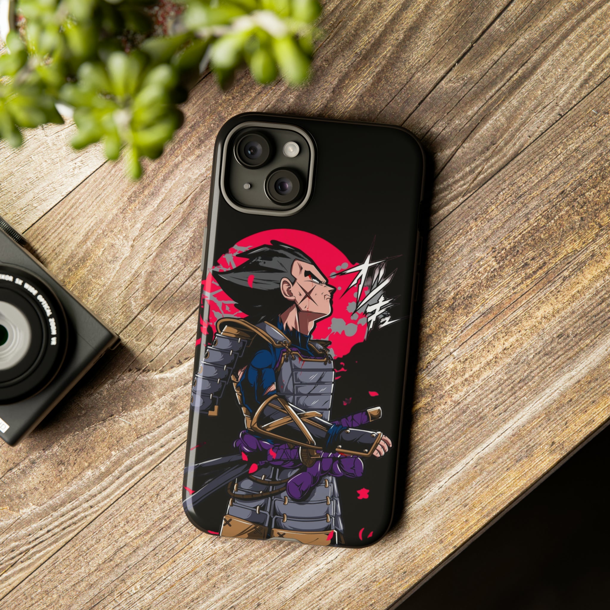 Samurai Vegeta Tough Phone Cases - OtakuSuppliers Samurai Vegeta Tough Phone Cases