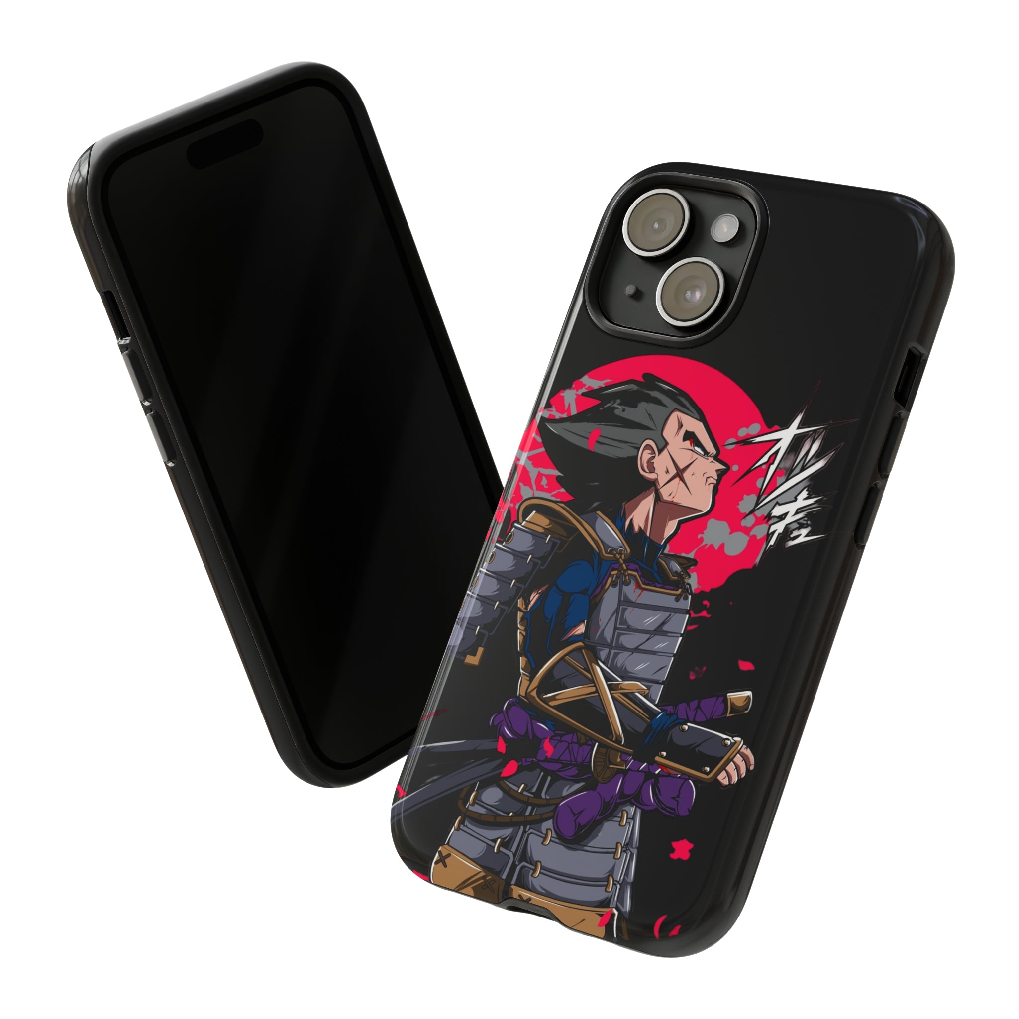 Samurai Vegeta Tough Phone Cases - OtakuSuppliers Samurai Vegeta Tough Phone Cases