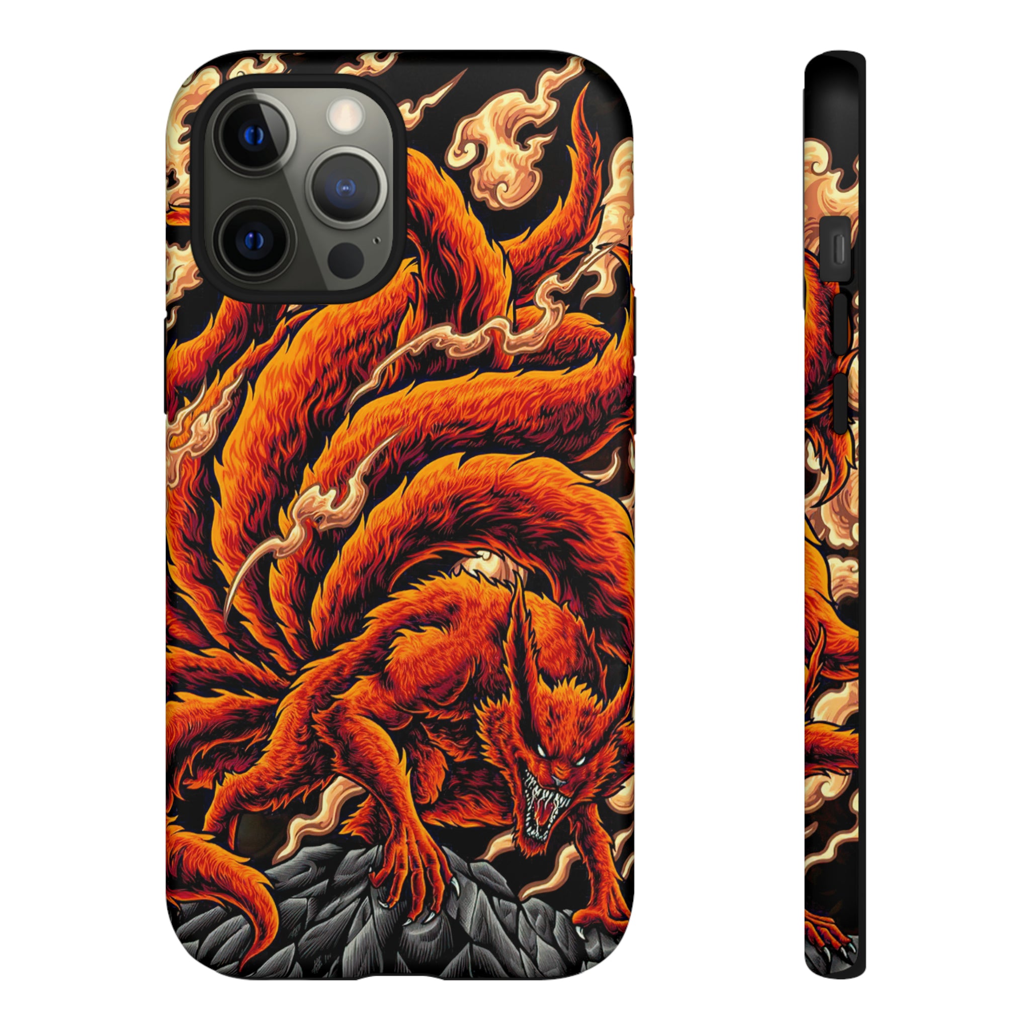 Kurama Naruto Tough Phone Cases - OtakuSuppliers Kurama Naruto Tough Phone Cases iPhone 12 Pro Max / Matte