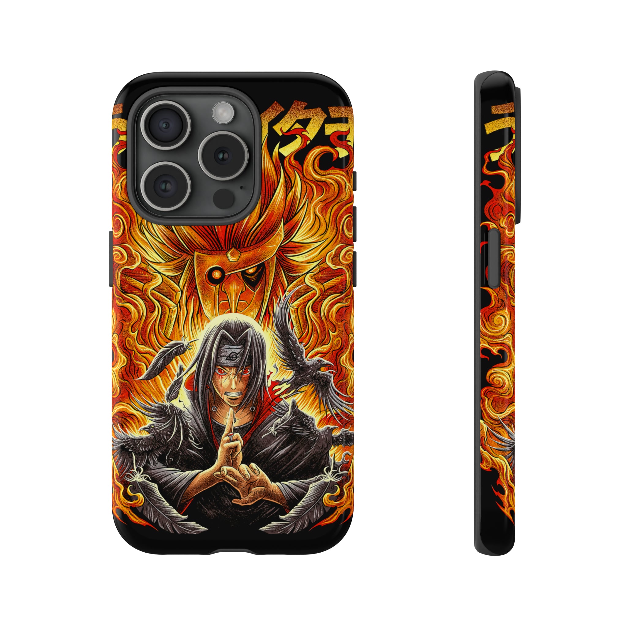 Itachi Uchia Tough Phone Cases - OtakuSuppliers Itachi Uchia Tough Phone Cases iPhone 15 Pro / Glossy