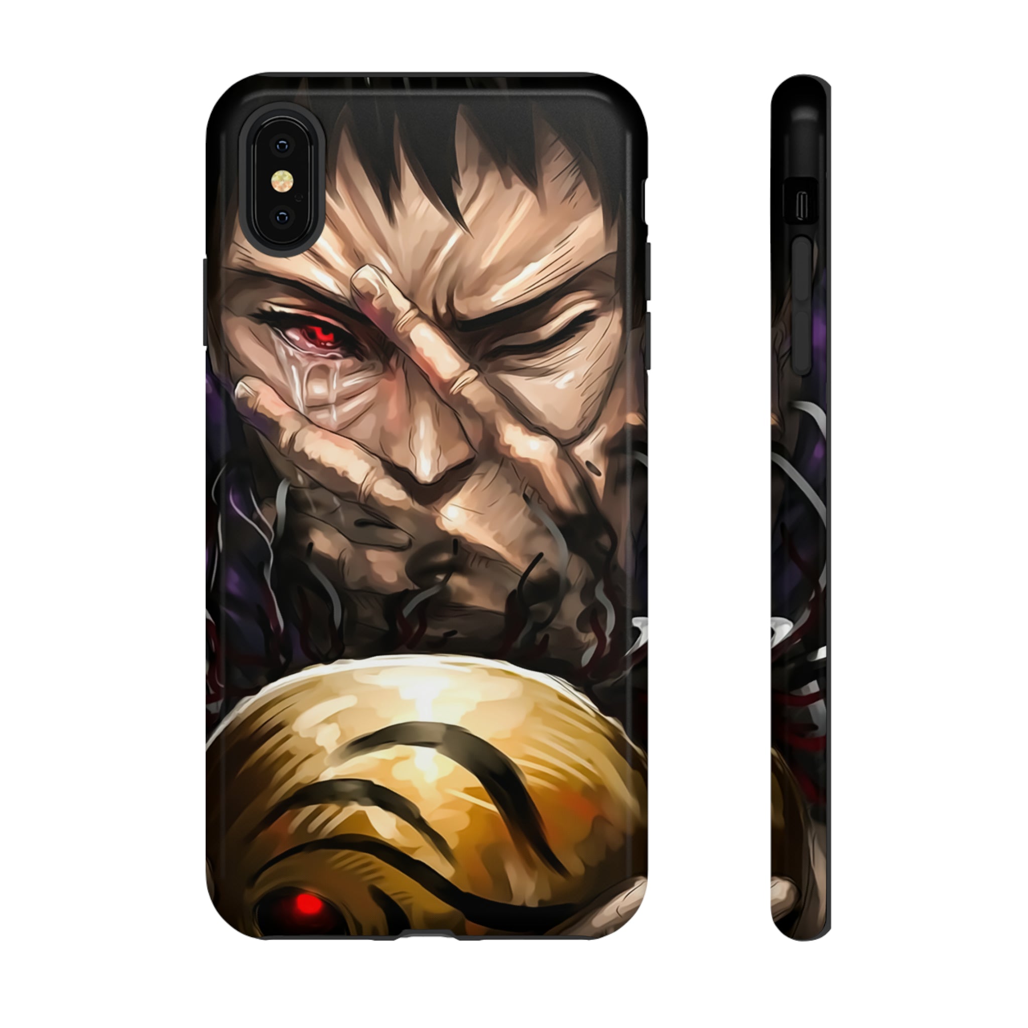 Obito Uchia Tough Phone Cases - OtakuSuppliers Obito Uchia Tough Phone Cases iPhone XS MAX / Glossy