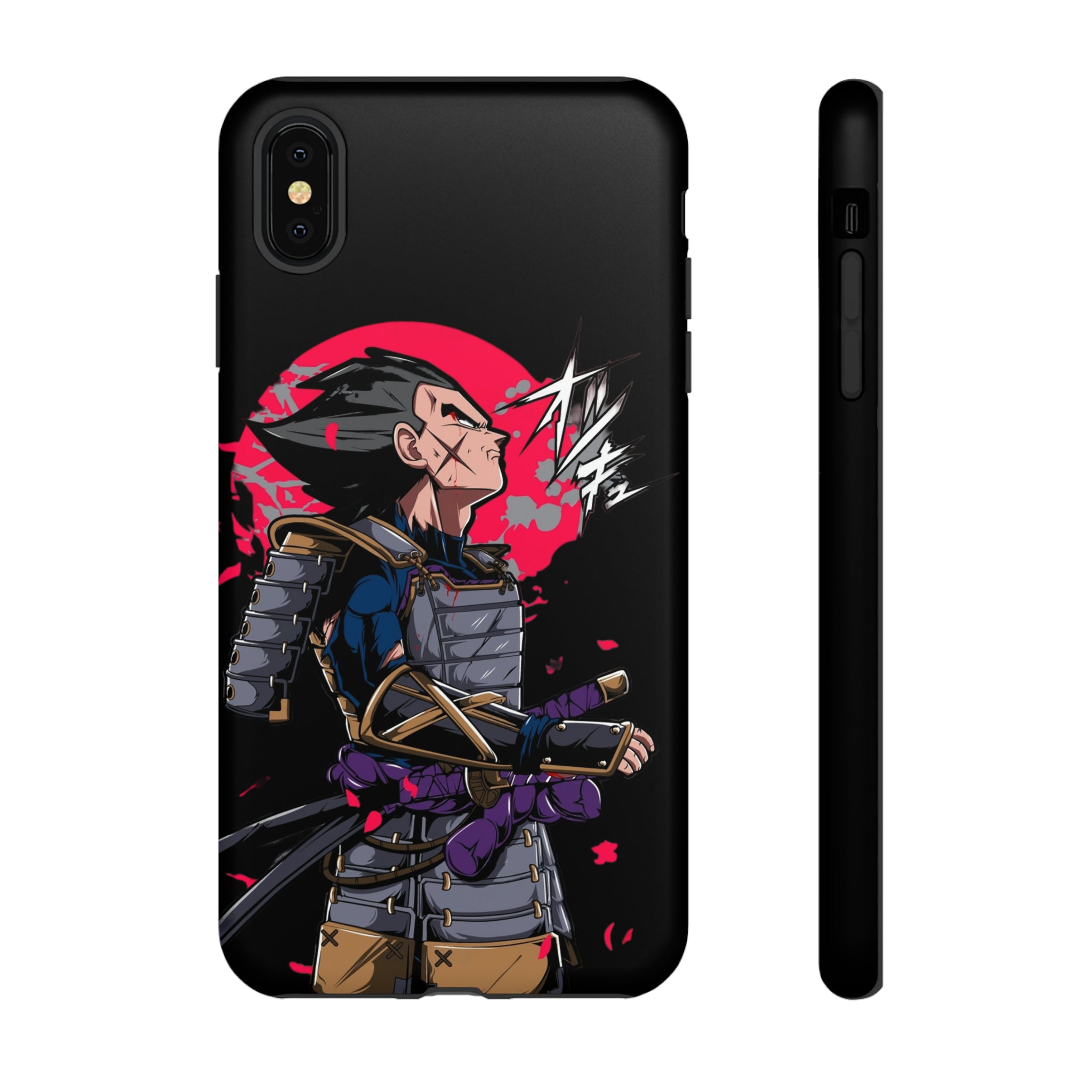 Samurai Vegeta Tough Phone Cases - OtakuSuppliers Samurai Vegeta Tough Phone Cases iPhone XS MAX / Matte