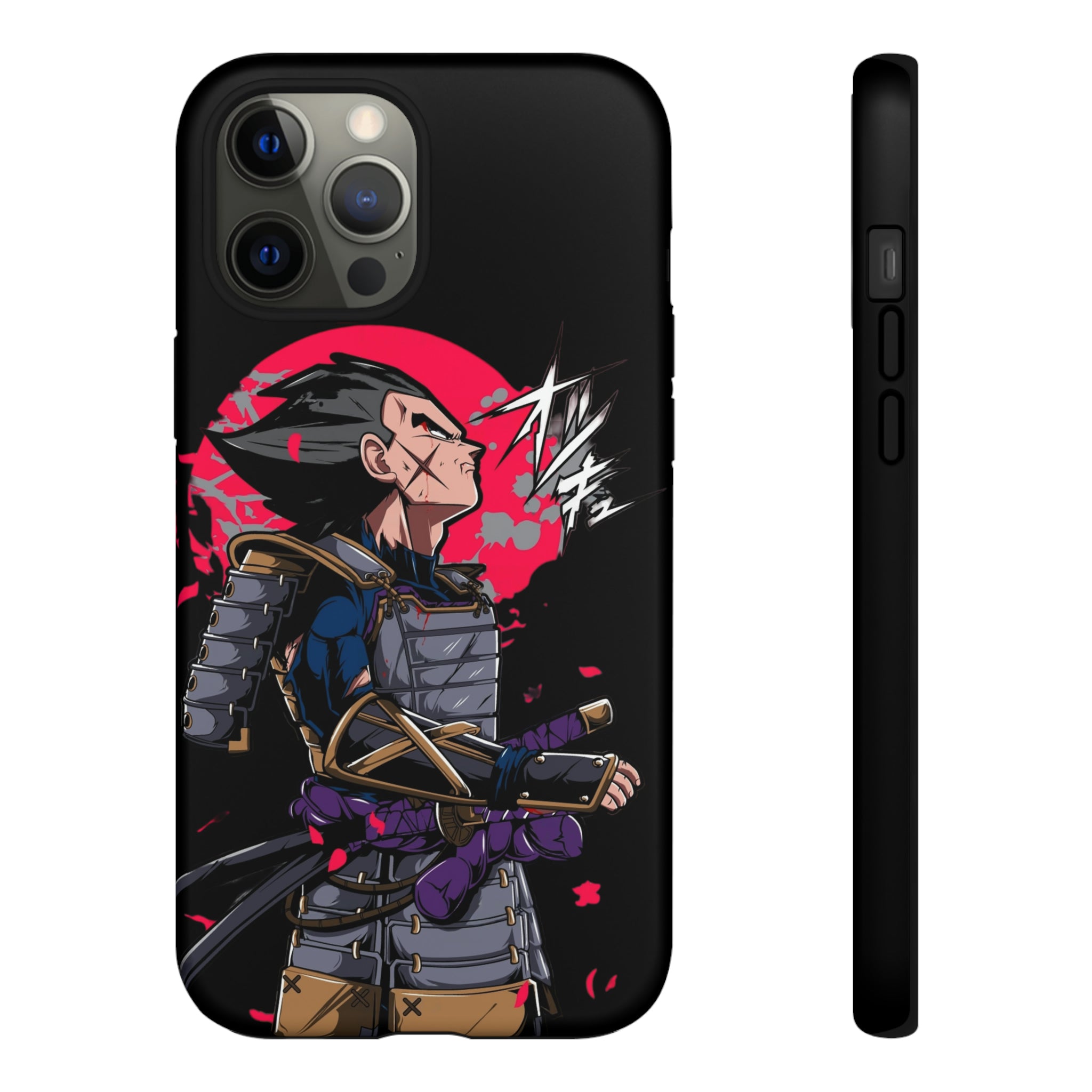 Samurai Vegeta Tough Phone Cases - OtakuSuppliers Samurai Vegeta Tough Phone Cases iPhone 12 Pro Max / Matte