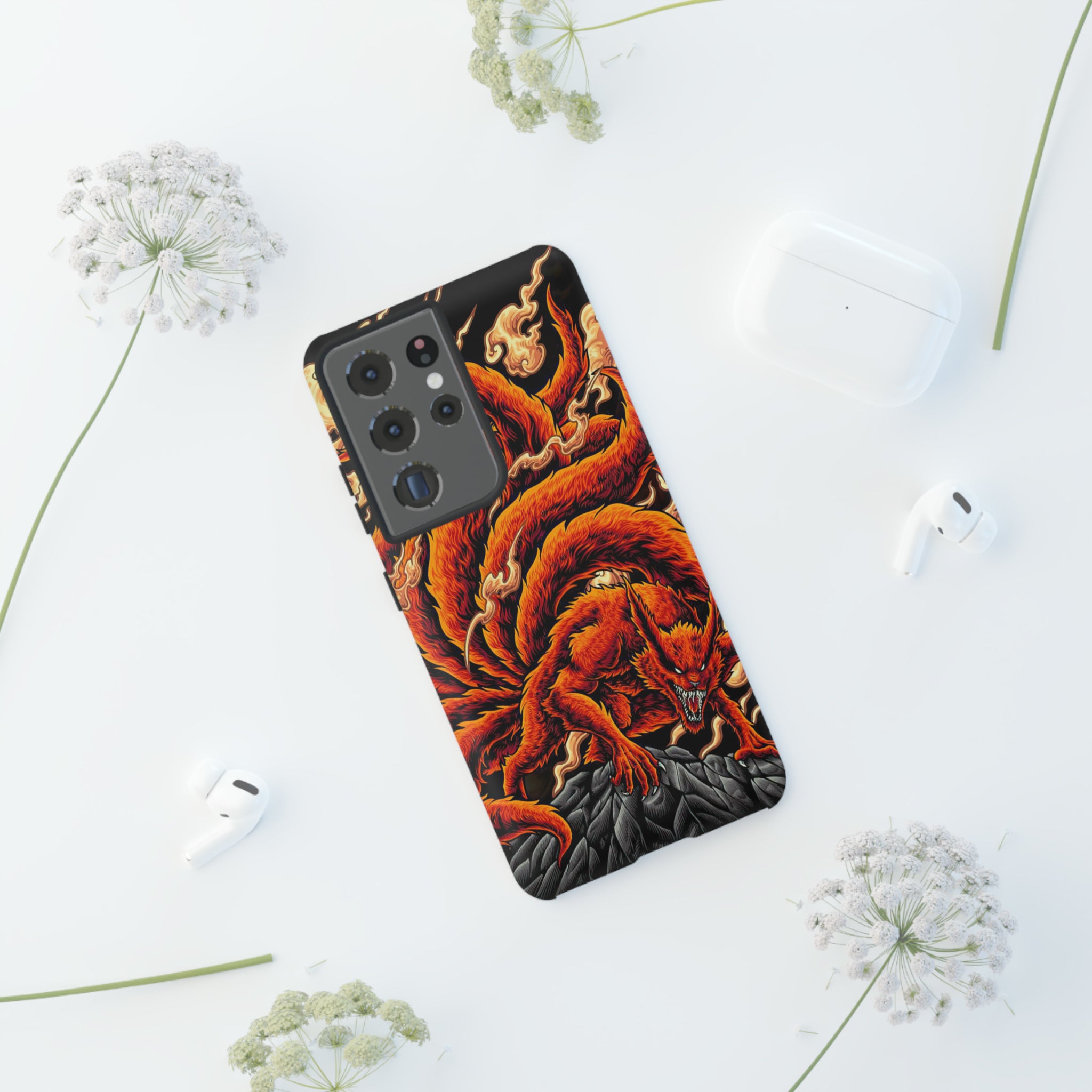 Kurama Naruto Tough Phone Cases - OtakuSuppliers Kurama Naruto Tough Phone Cases