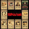 One Piece Vintage Posters - OtakuSuppliers One Piece Vintage Posters Straw Hat Pirates 10 Pcs / 40CM X 29CM