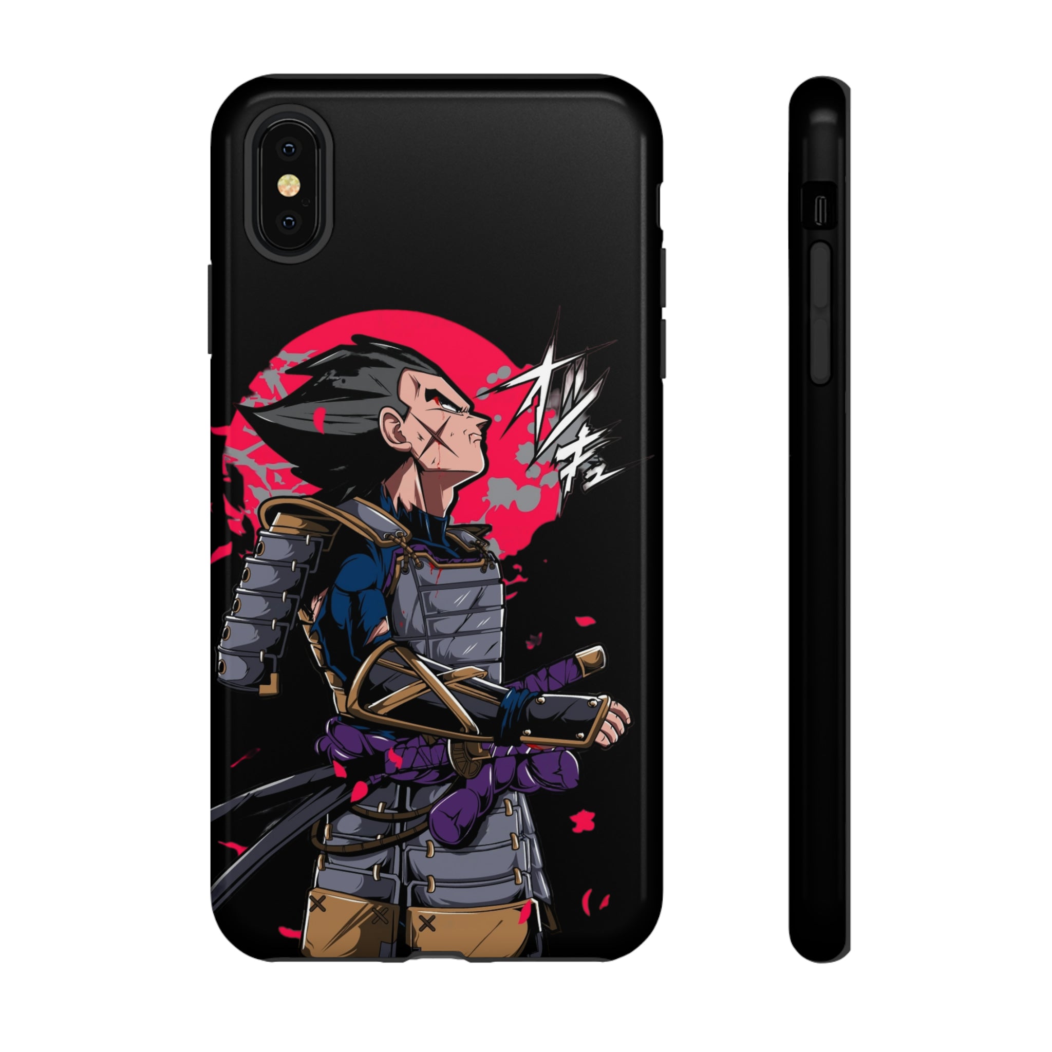 Samurai Vegeta Tough Phone Cases - OtakuSuppliers Samurai Vegeta Tough Phone Cases iPhone XS MAX / Glossy