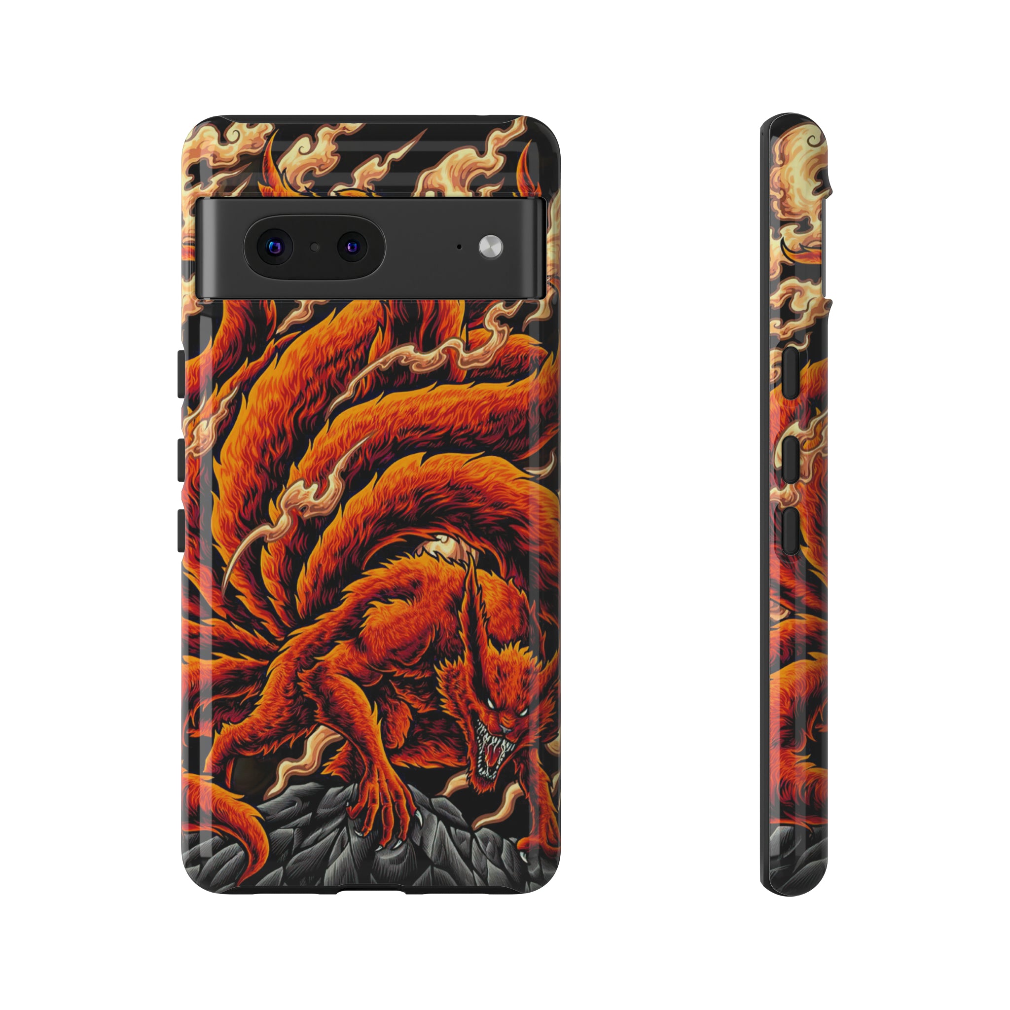 Kurama Naruto Tough Phone Cases - OtakuSuppliers Kurama Naruto Tough Phone Cases Google Pixel 7 / Glossy