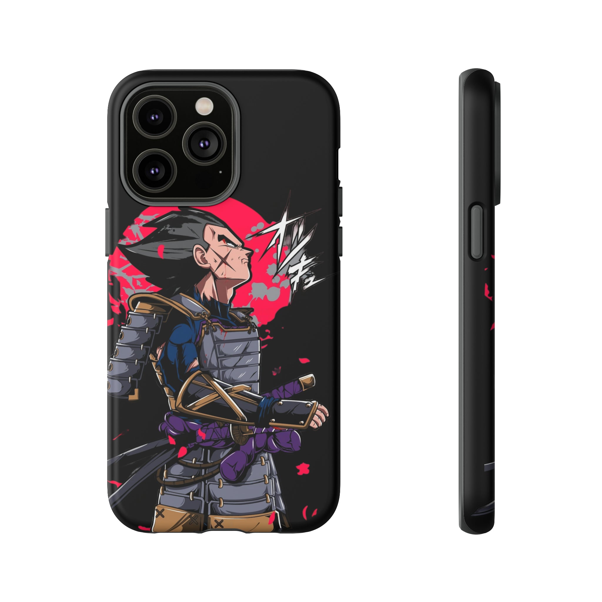 Samurai Vegeta Tough Phone Cases - OtakuSuppliers Samurai Vegeta Tough Phone Cases iPhone 14 Pro Max / Matte