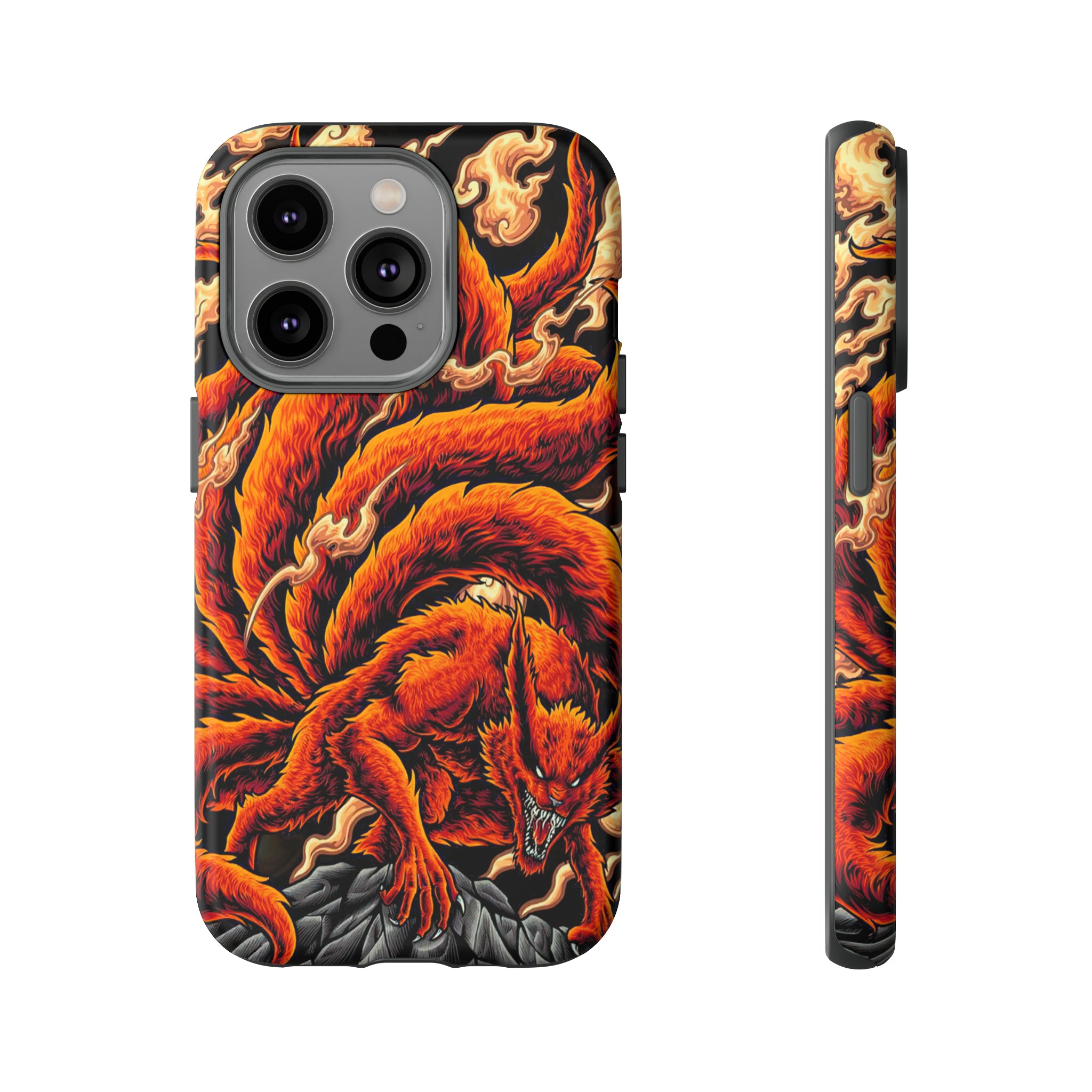 Kurama Naruto Tough Phone Cases - OtakuSuppliers Kurama Naruto Tough Phone Cases iPhone 14 Pro / Matte