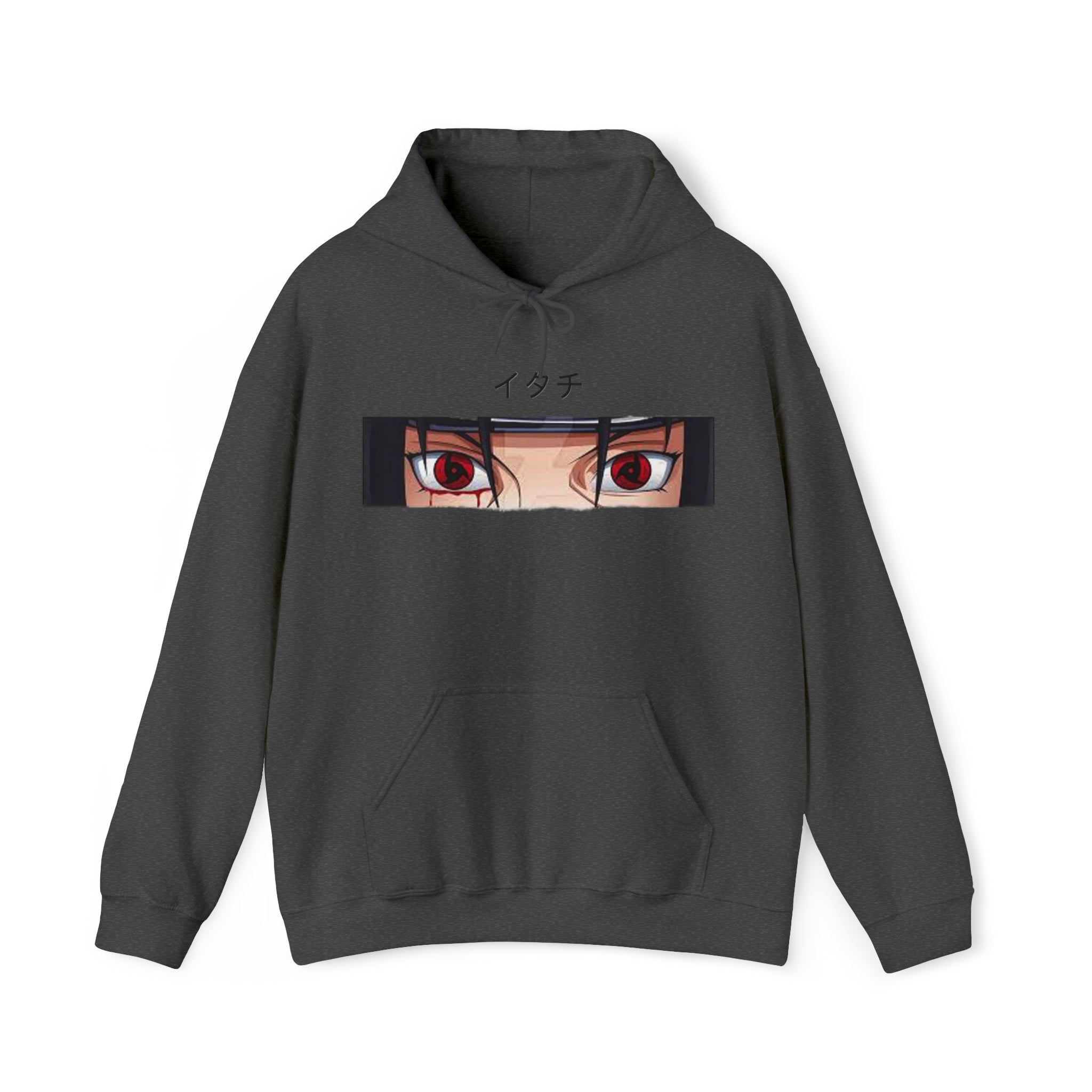 Itachi Hoodie - OtakuSuppliers Itachi Hoodie Dark Heather / S