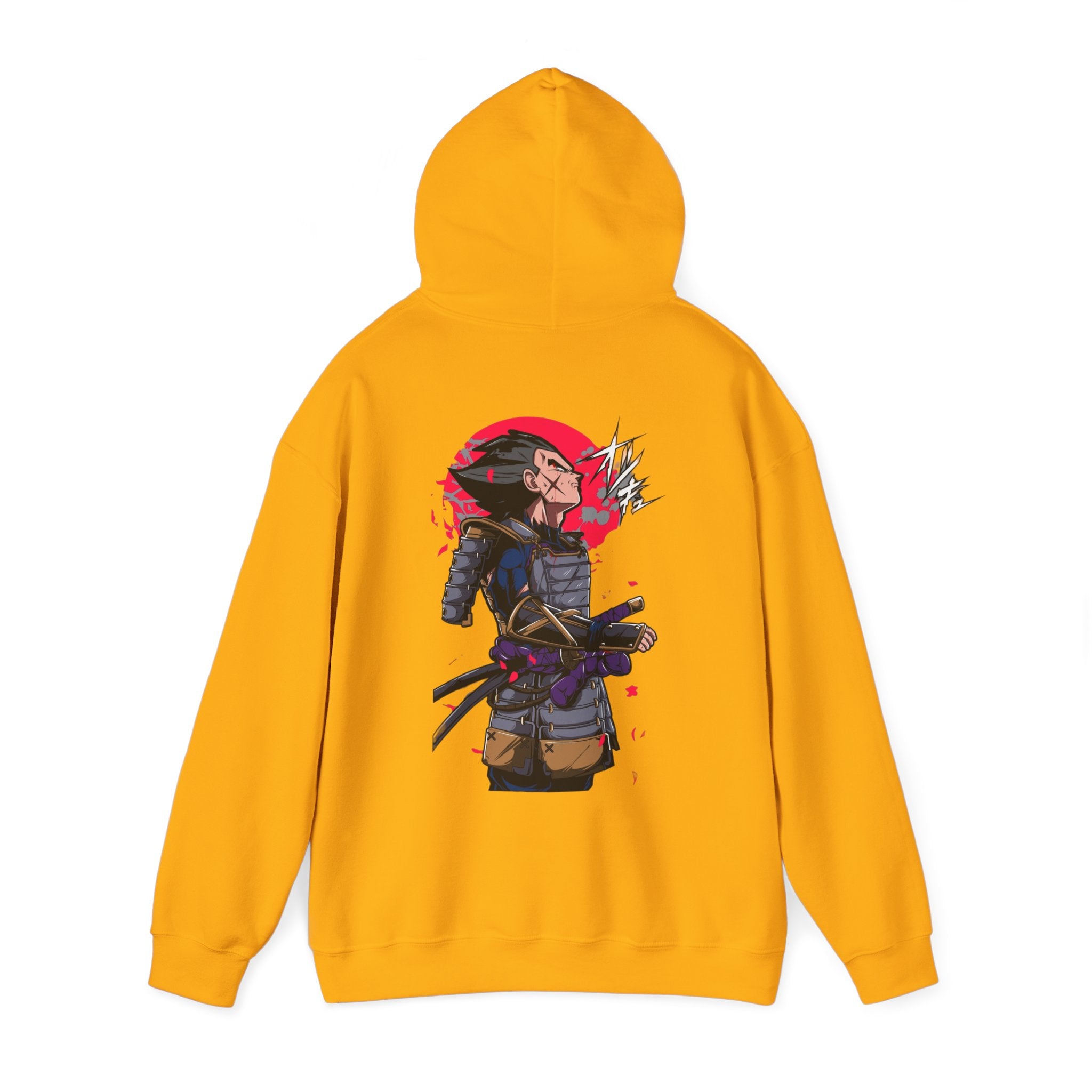 Vegeta Samurai Hoodie - OtakuSuppliers Vegeta Samurai Hoodie Gold / S